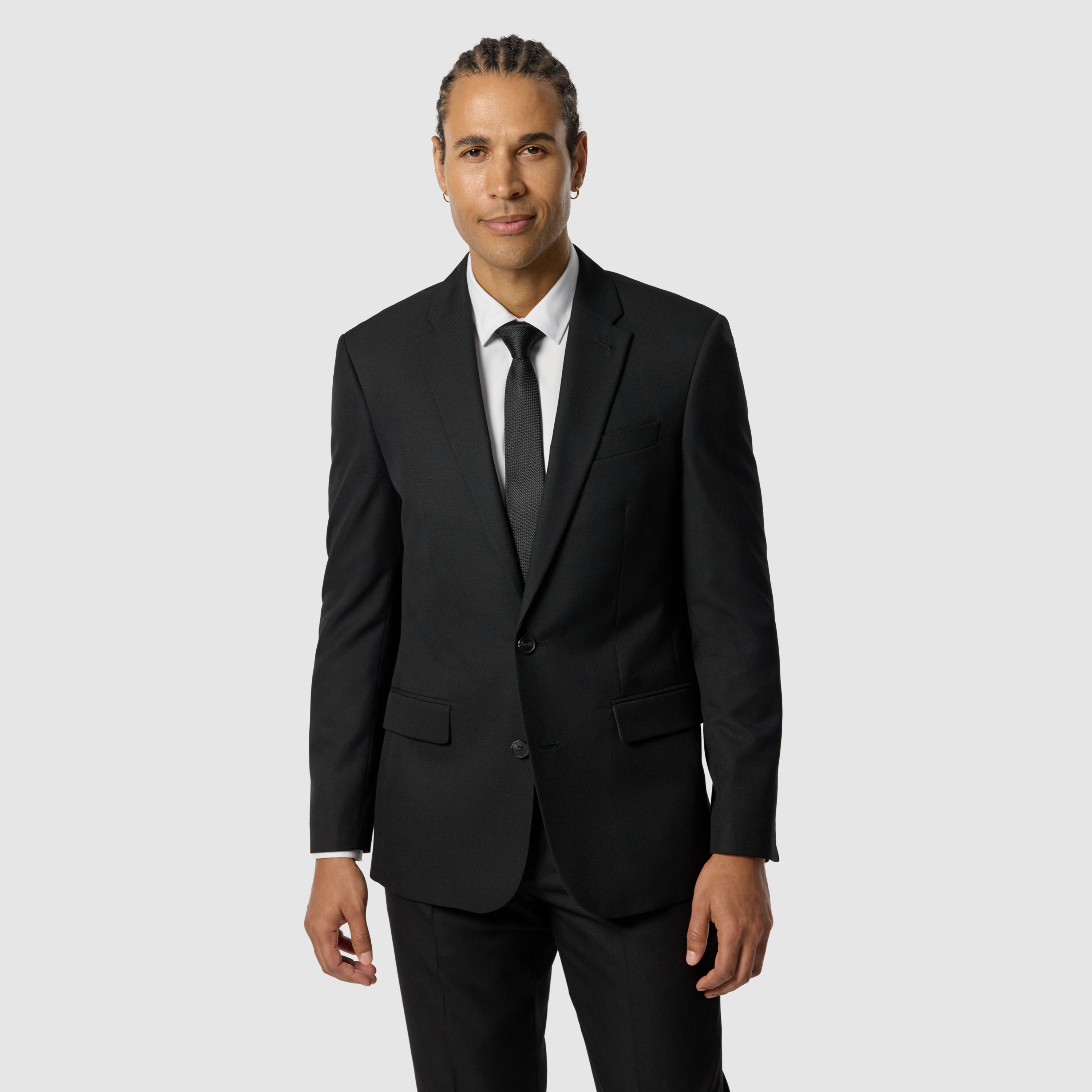 Elm Classic Textured Stretch Suit Jacket