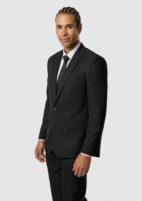 Black Elm Classic Textured Stretch Suit Jacket