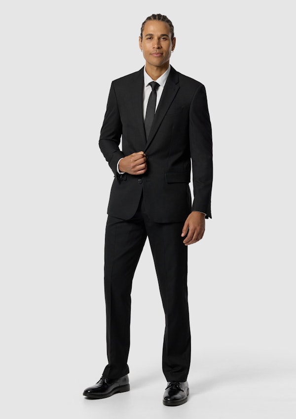 Black Elm Classic Textured Stretch Suit Jacket