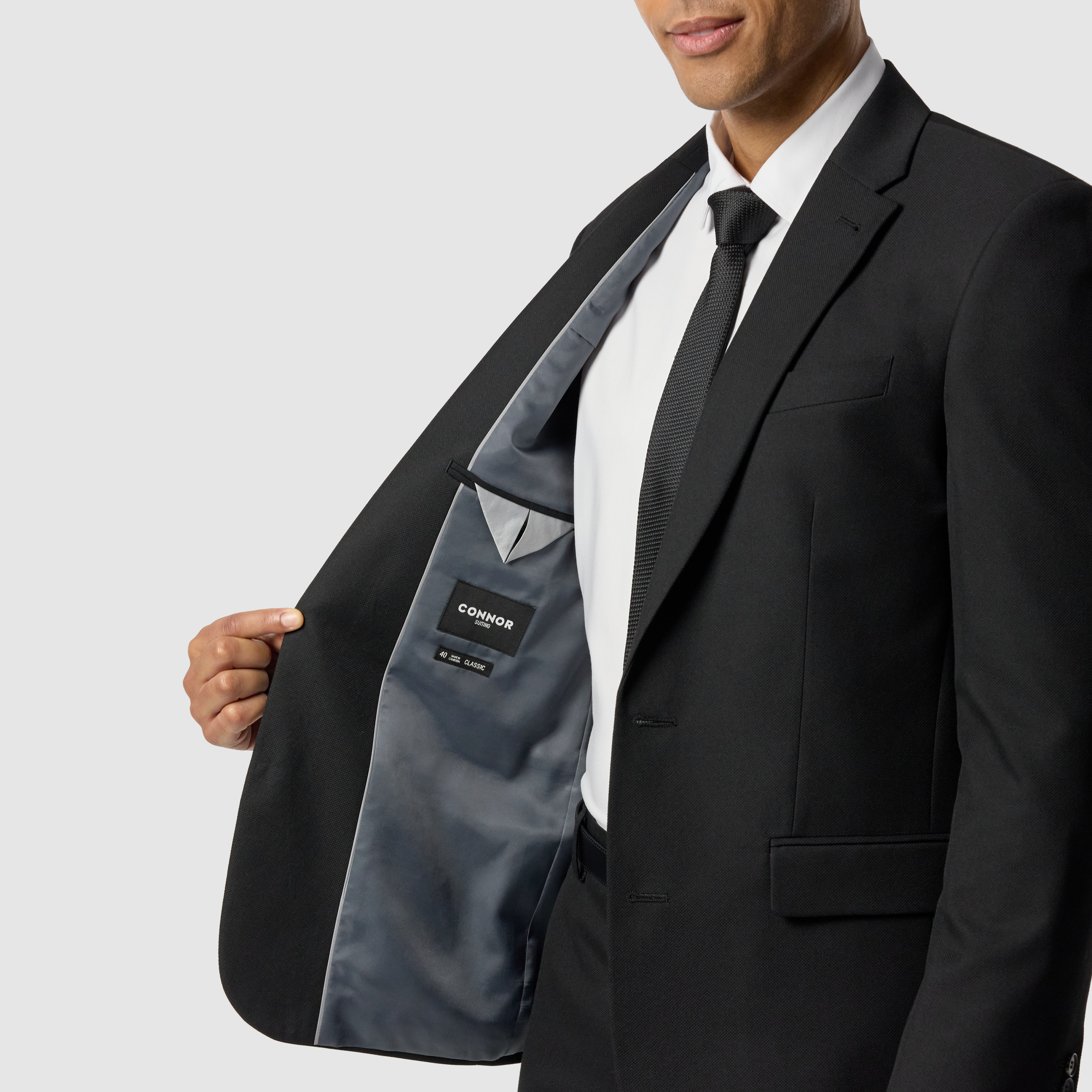  Black Elm Classic Textured Stretch Suit