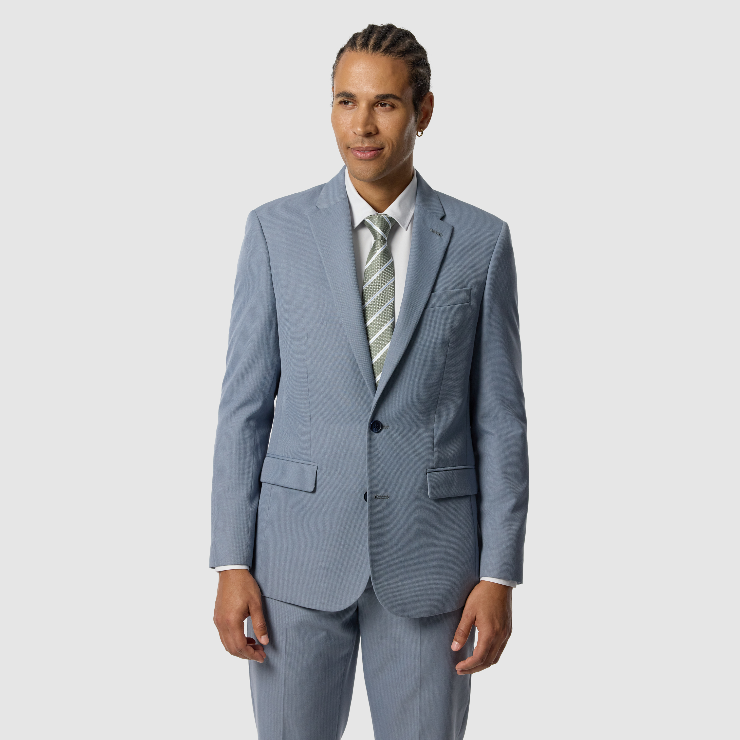  Blue Elm Classic Textured Stretch Suit