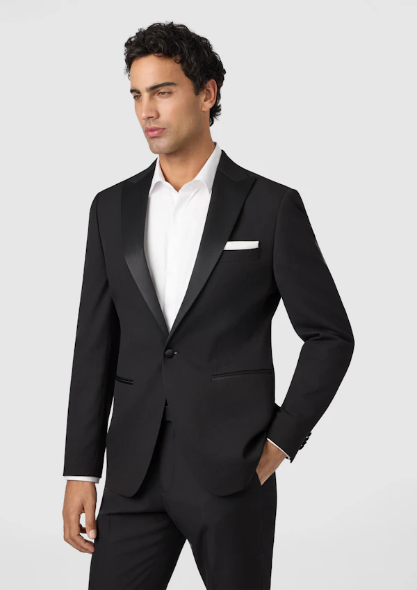 Black Hexham Tux Suit Jacket