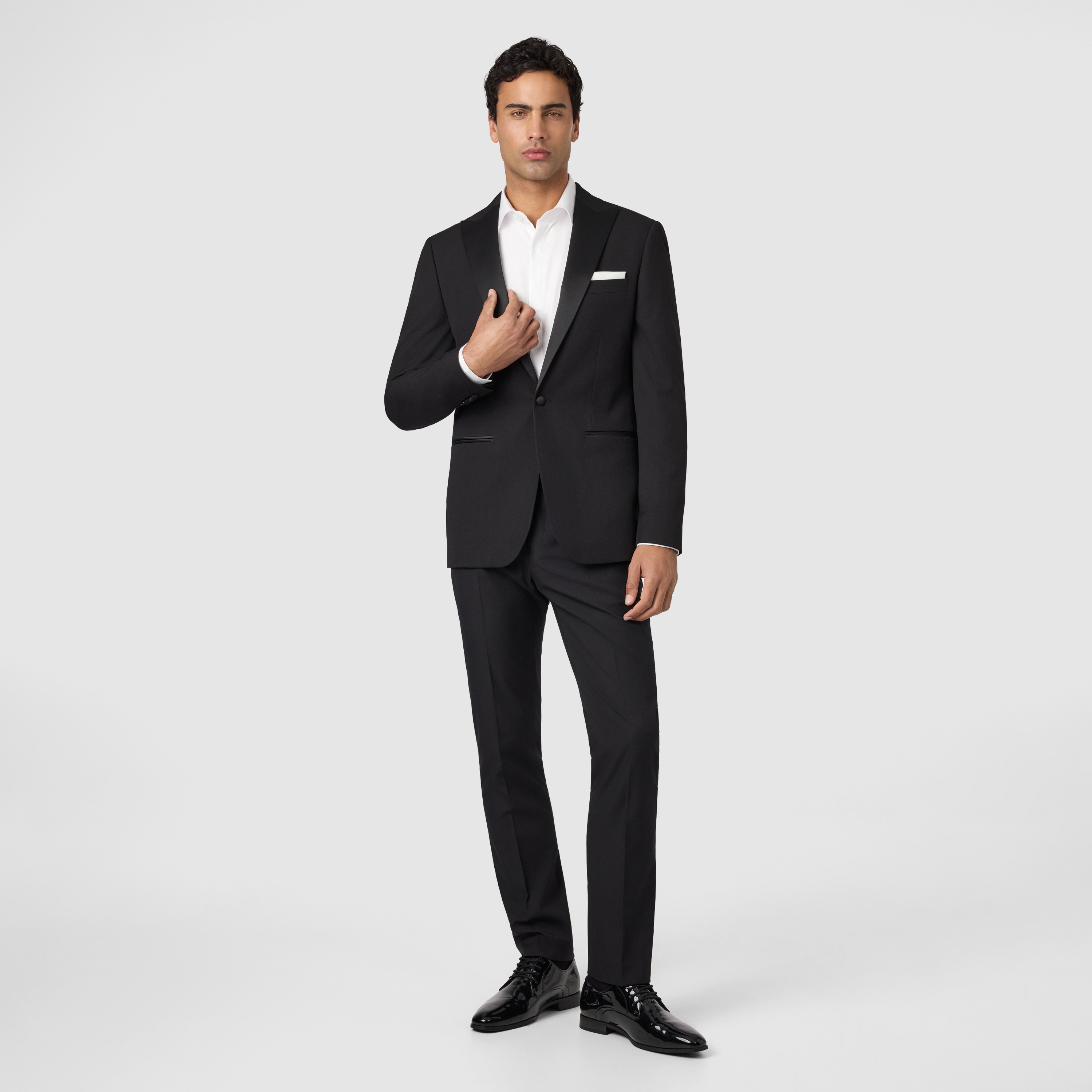 Black Hexham Tux Suit Jacket