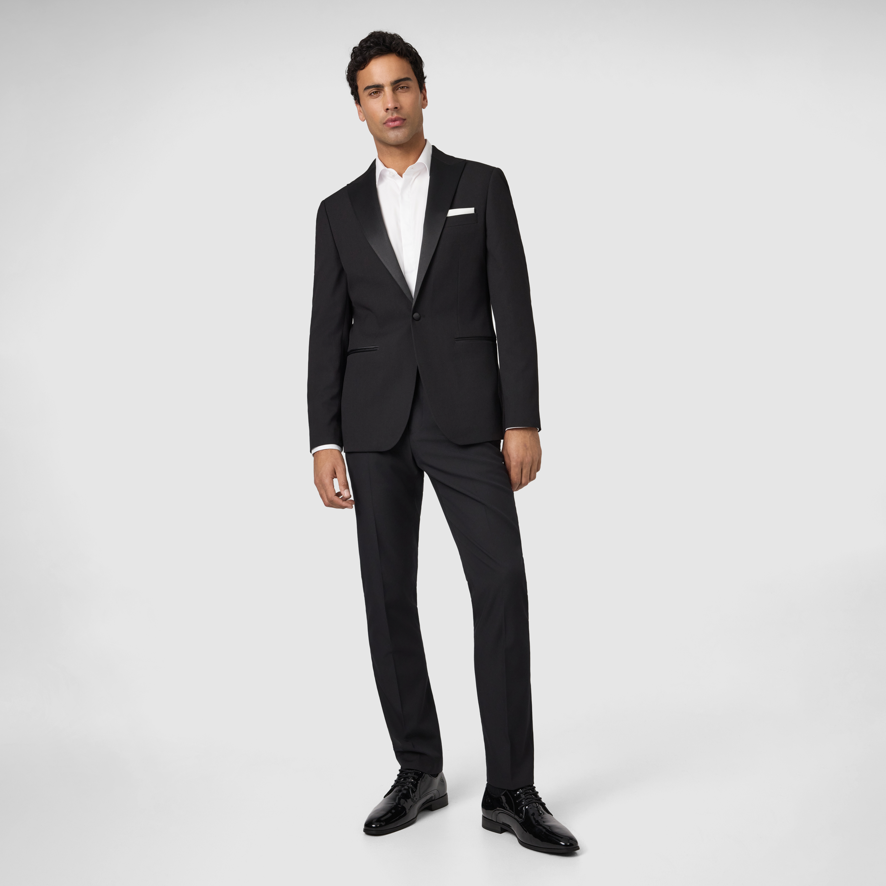 Black Hexham Tux Suit Jacket