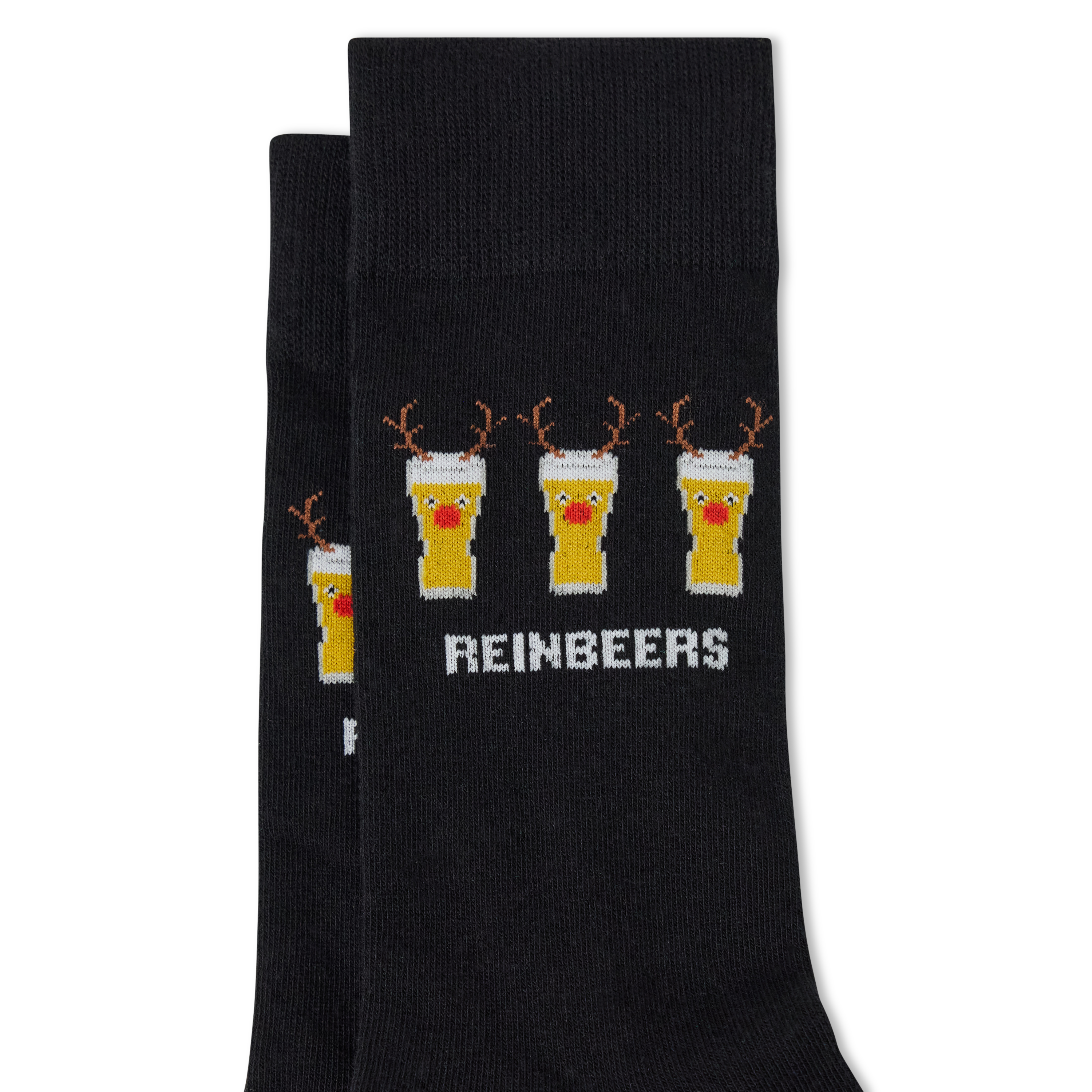 Black Reinbeers Xmas Sock