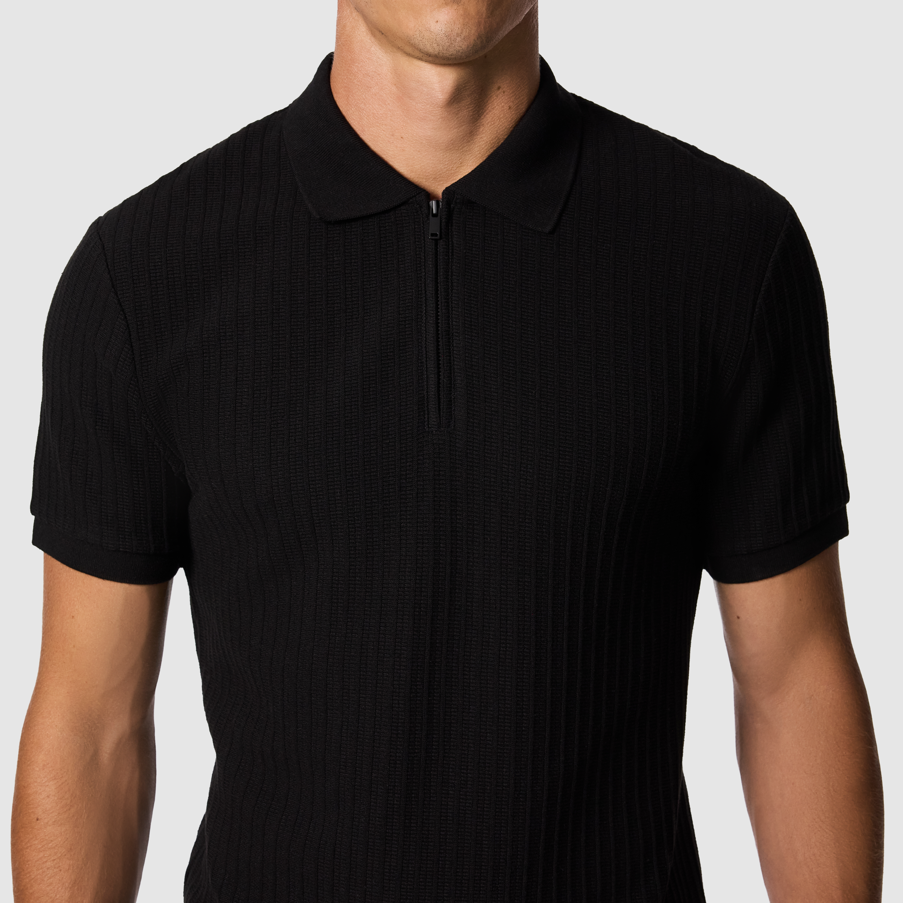 Lenny Quarter Zip Smart Polo