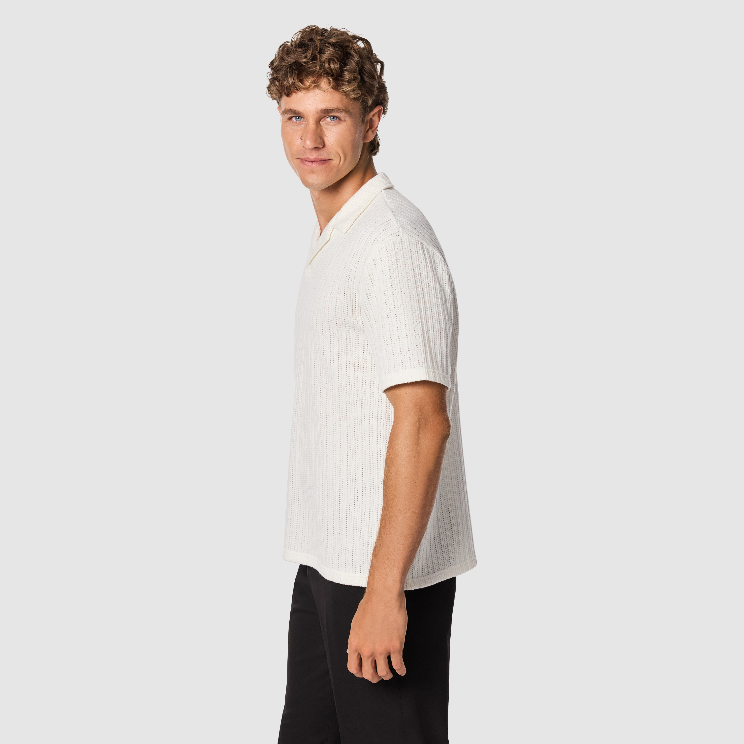 Ecru Bondi Relaxed Smart Polo