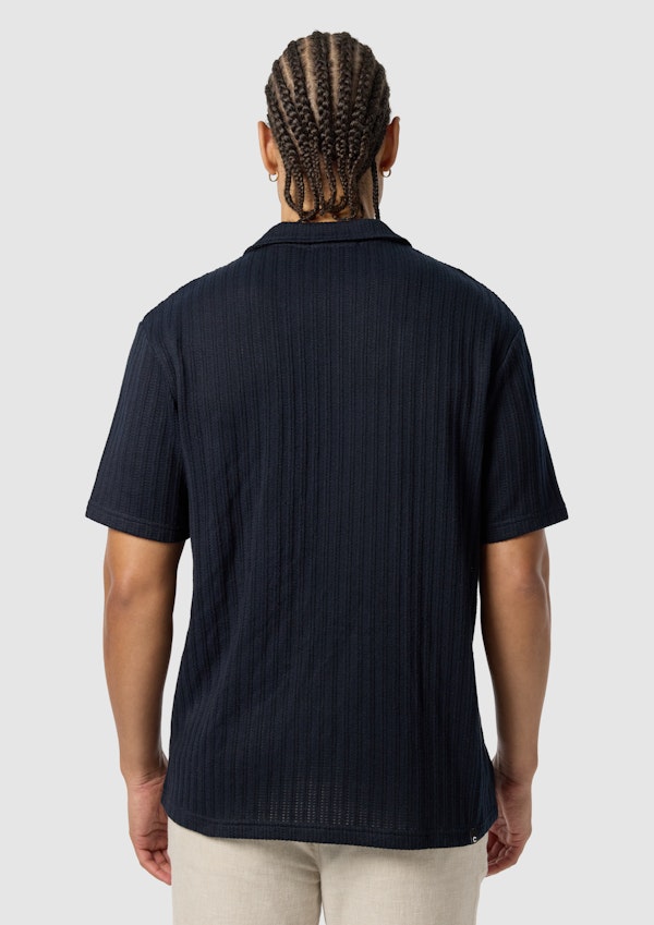 Navy Bondi Relaxed Smart Polo