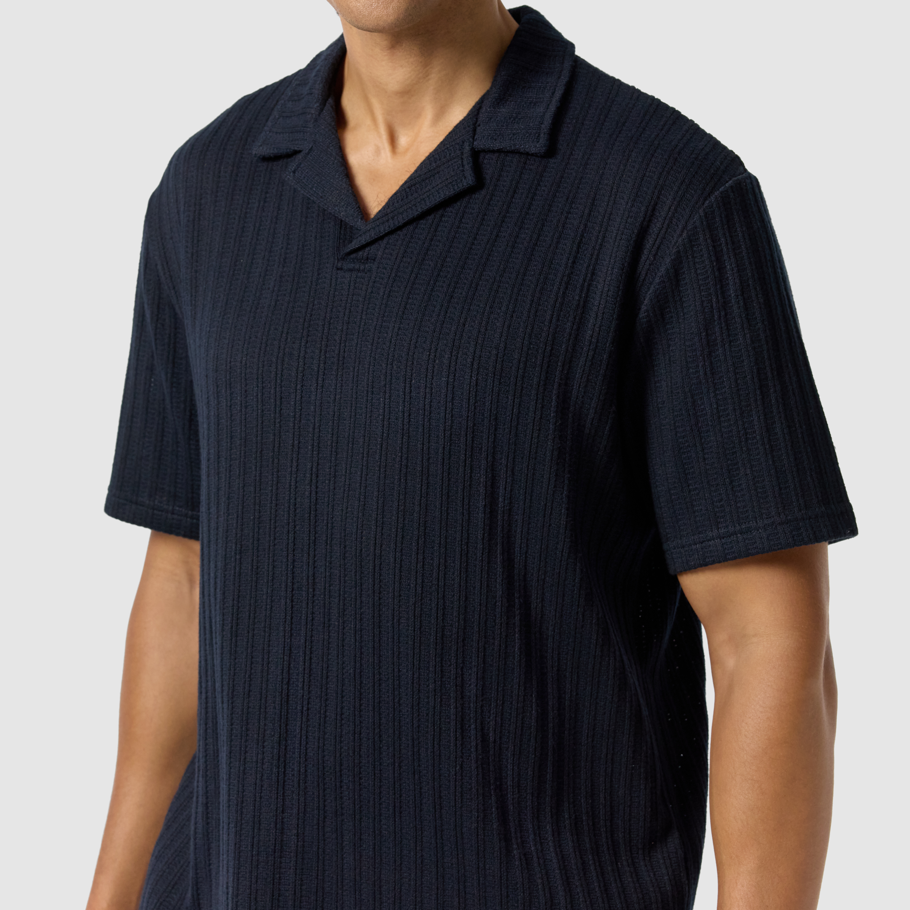 Navy Bondi Relaxed Smart Polo