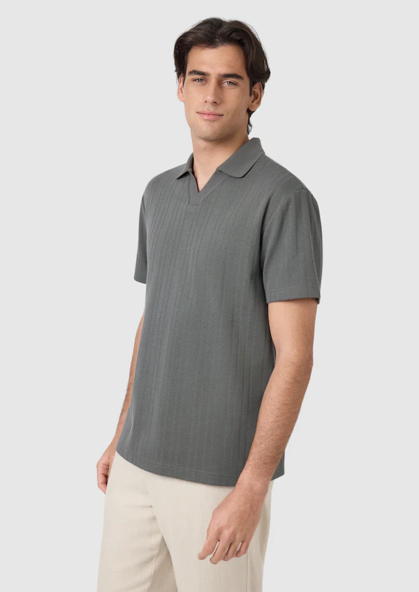 Green Basil Classic Smart Knit Polo