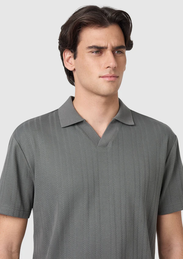 Green Basil Classic Smart Knit Polo