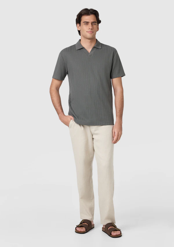 Green Basil Classic Smart Knit Polo
