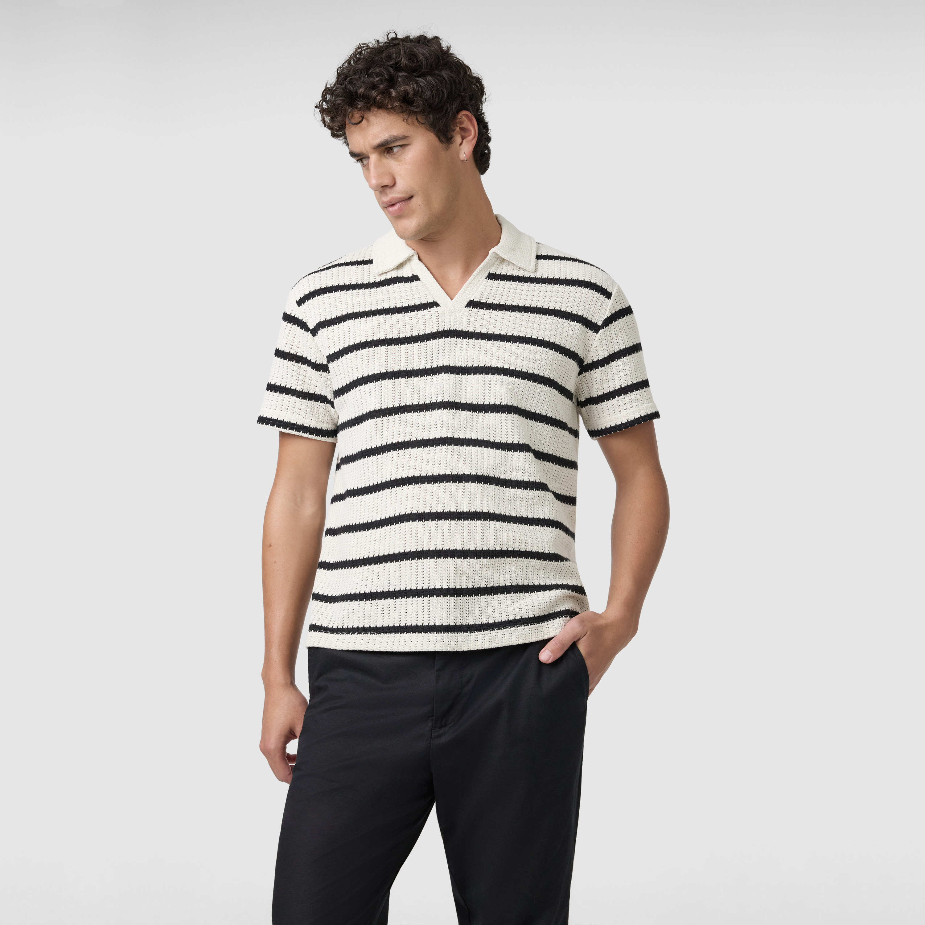 Remy Relaxed Knit Polo