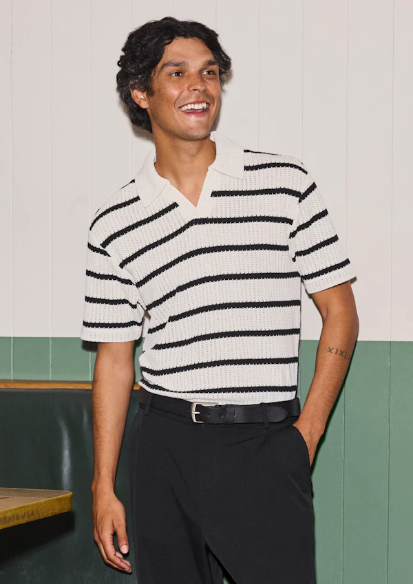 Remy Relaxed Knit Polo