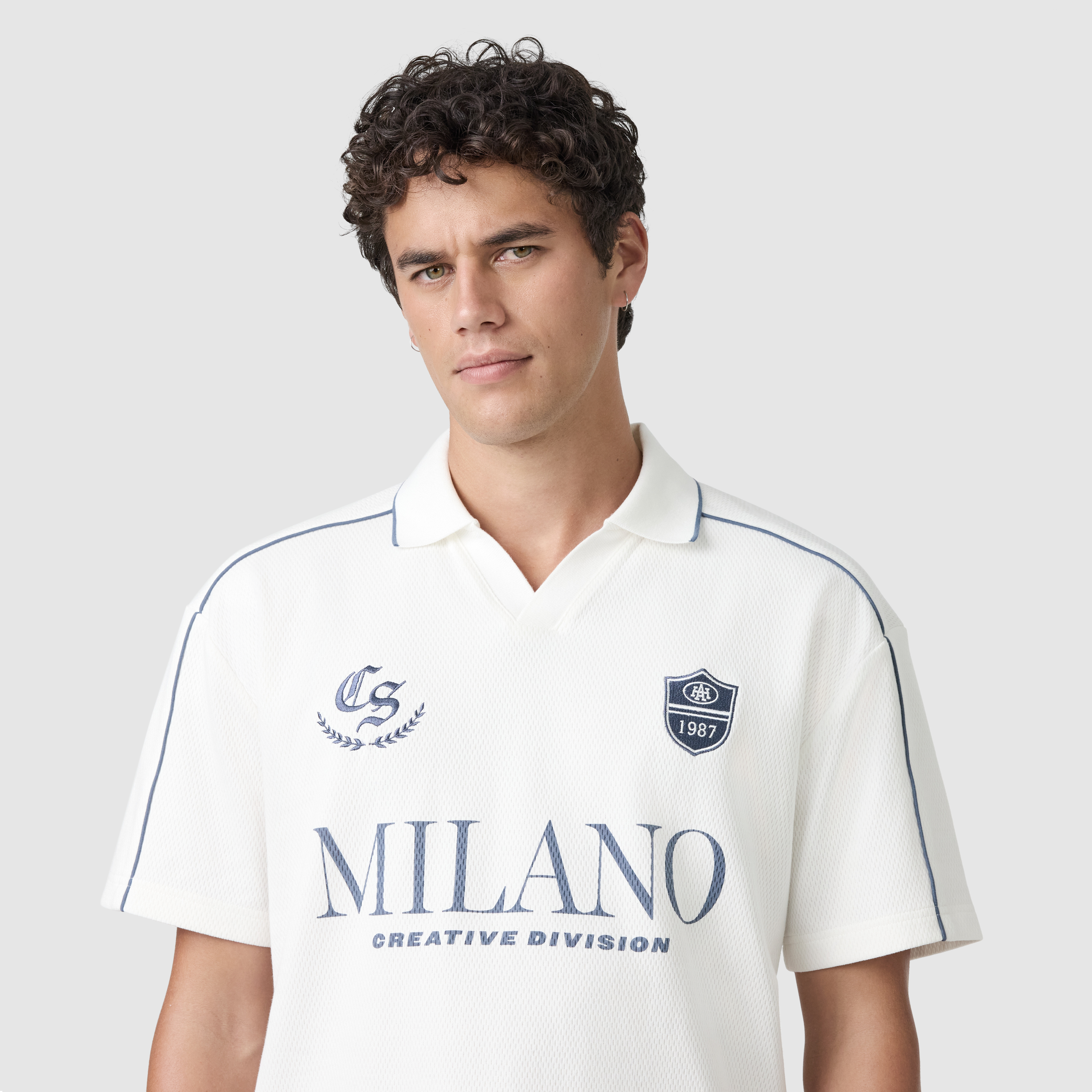 Stone Glenroy Classic Quarter Zip Smart Polo