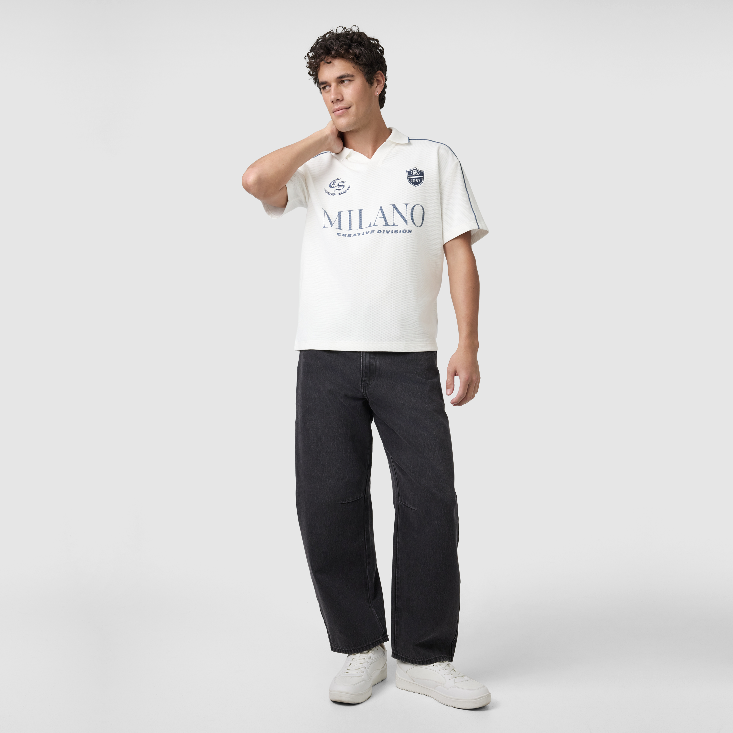Stone Glenroy Classic Quarter Zip Smart Polo
