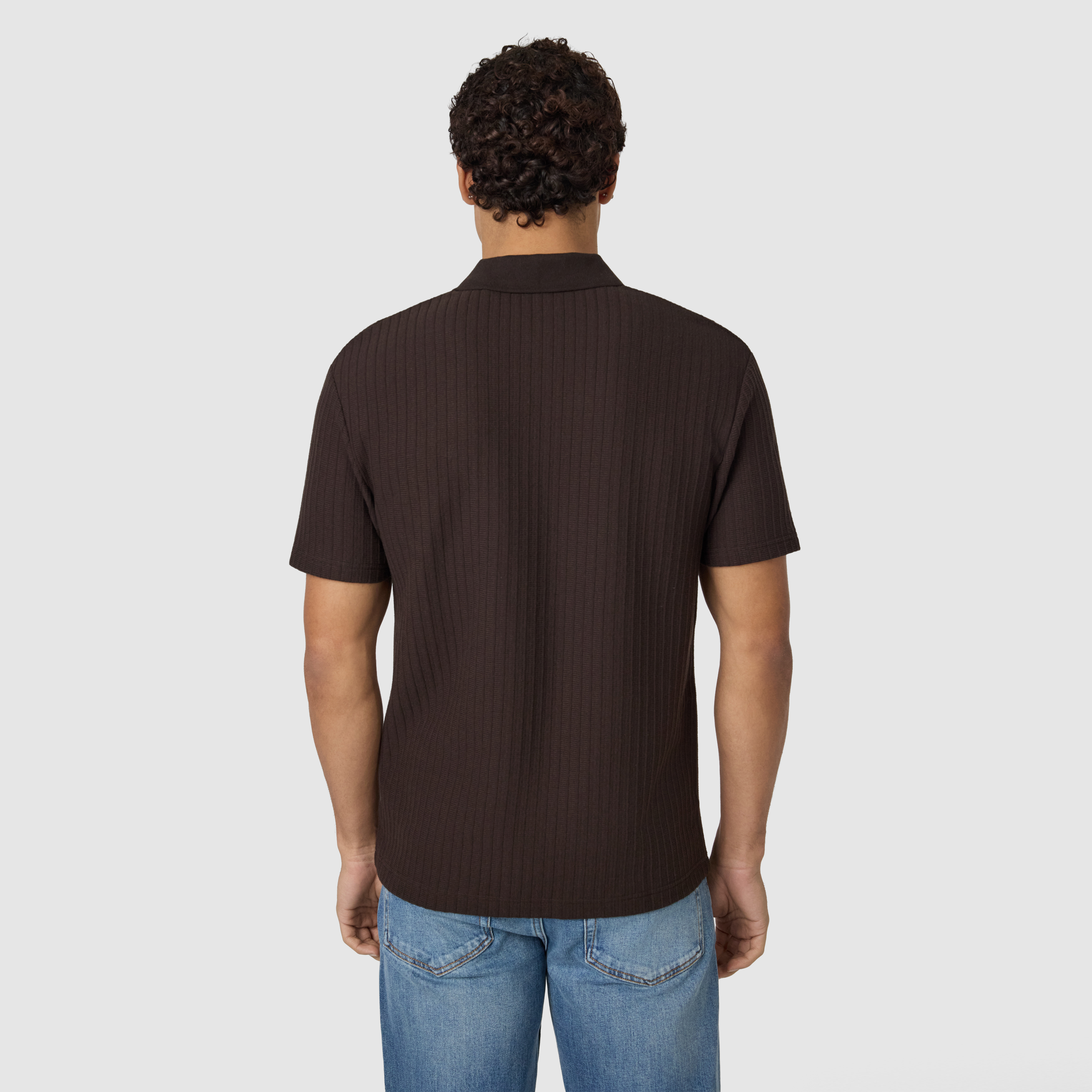 Brown Jenson Classic Smart Polo