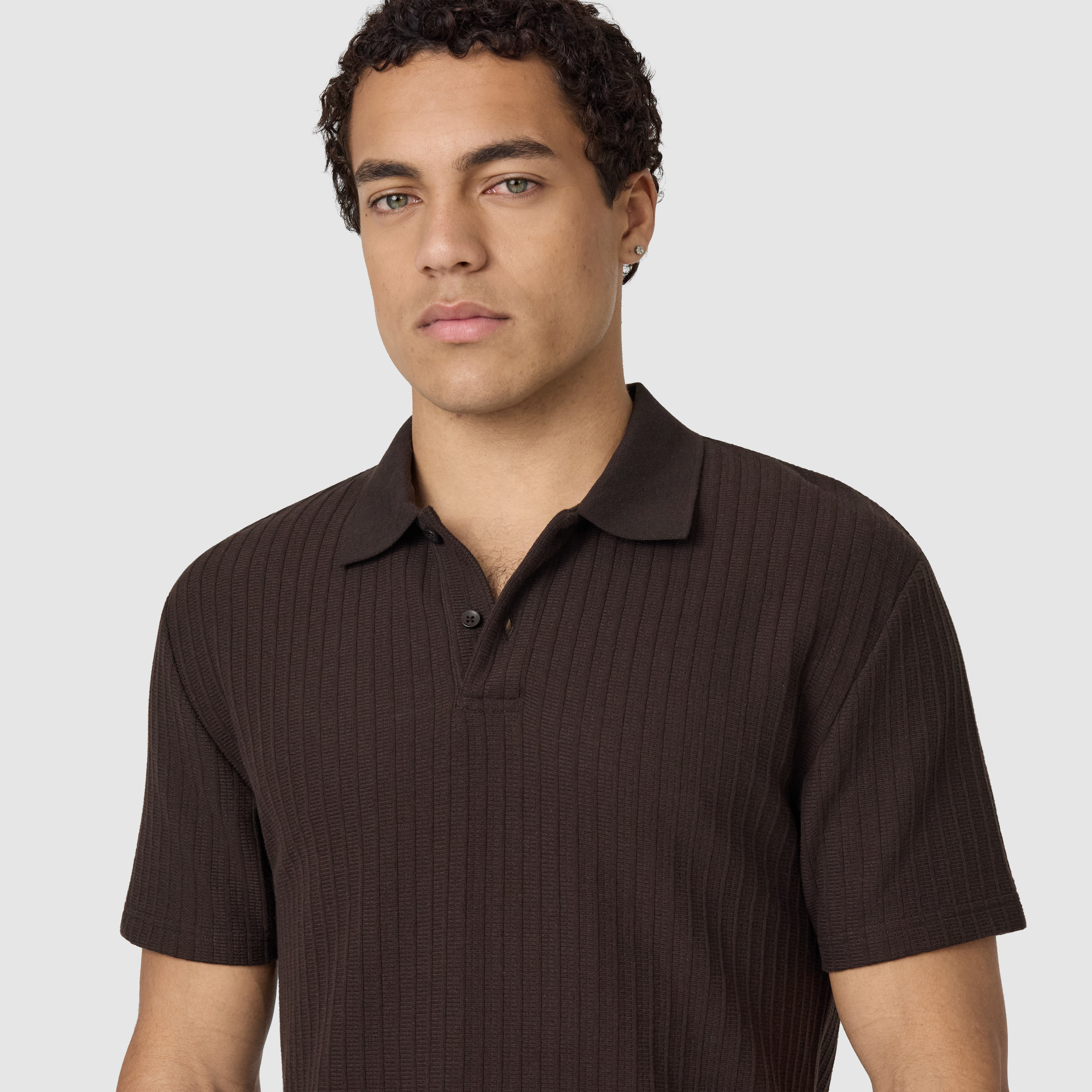 Brown Jenson Classic Smart Polo