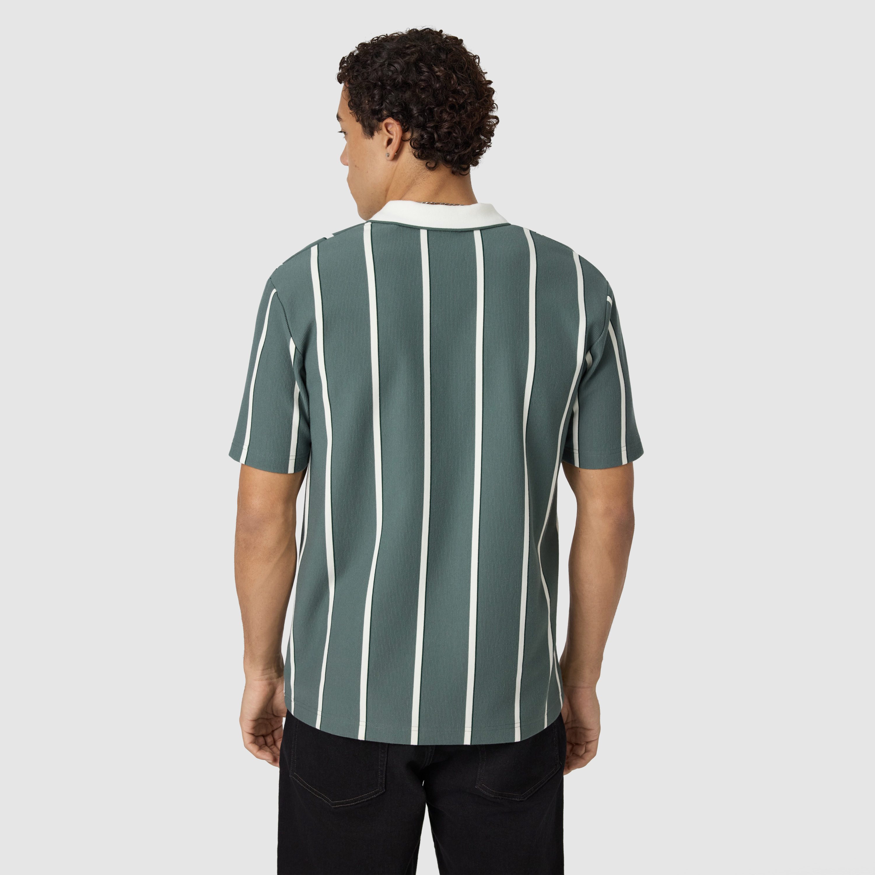 Green Avignon Relaxed Stripe Polo