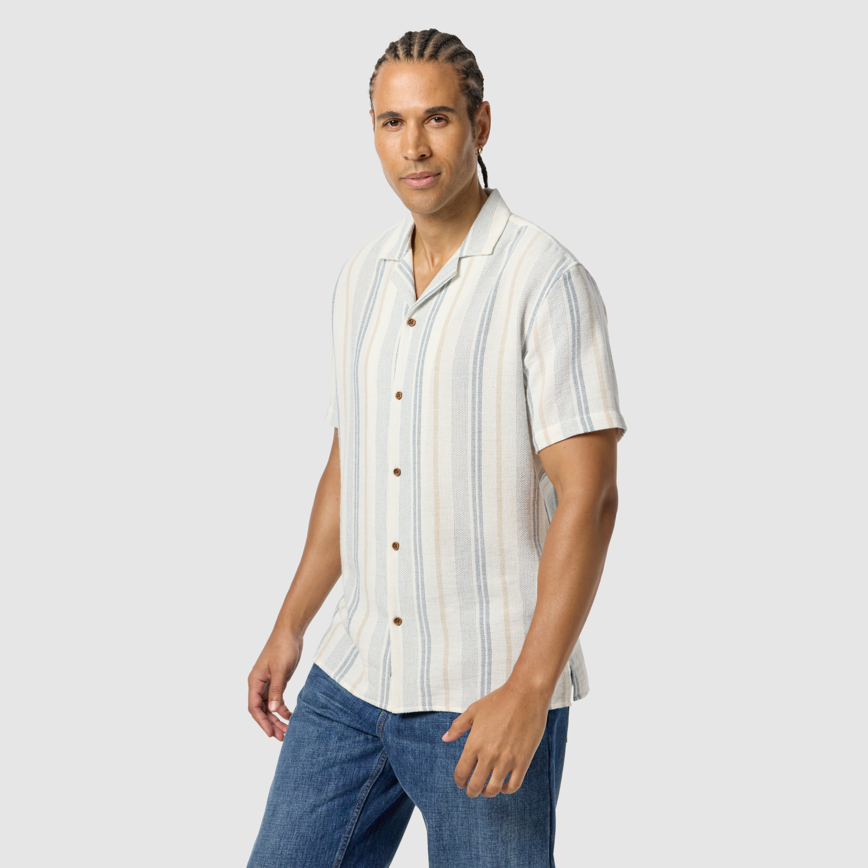 Blue Ryde Stripe Short Sleeve Shirt