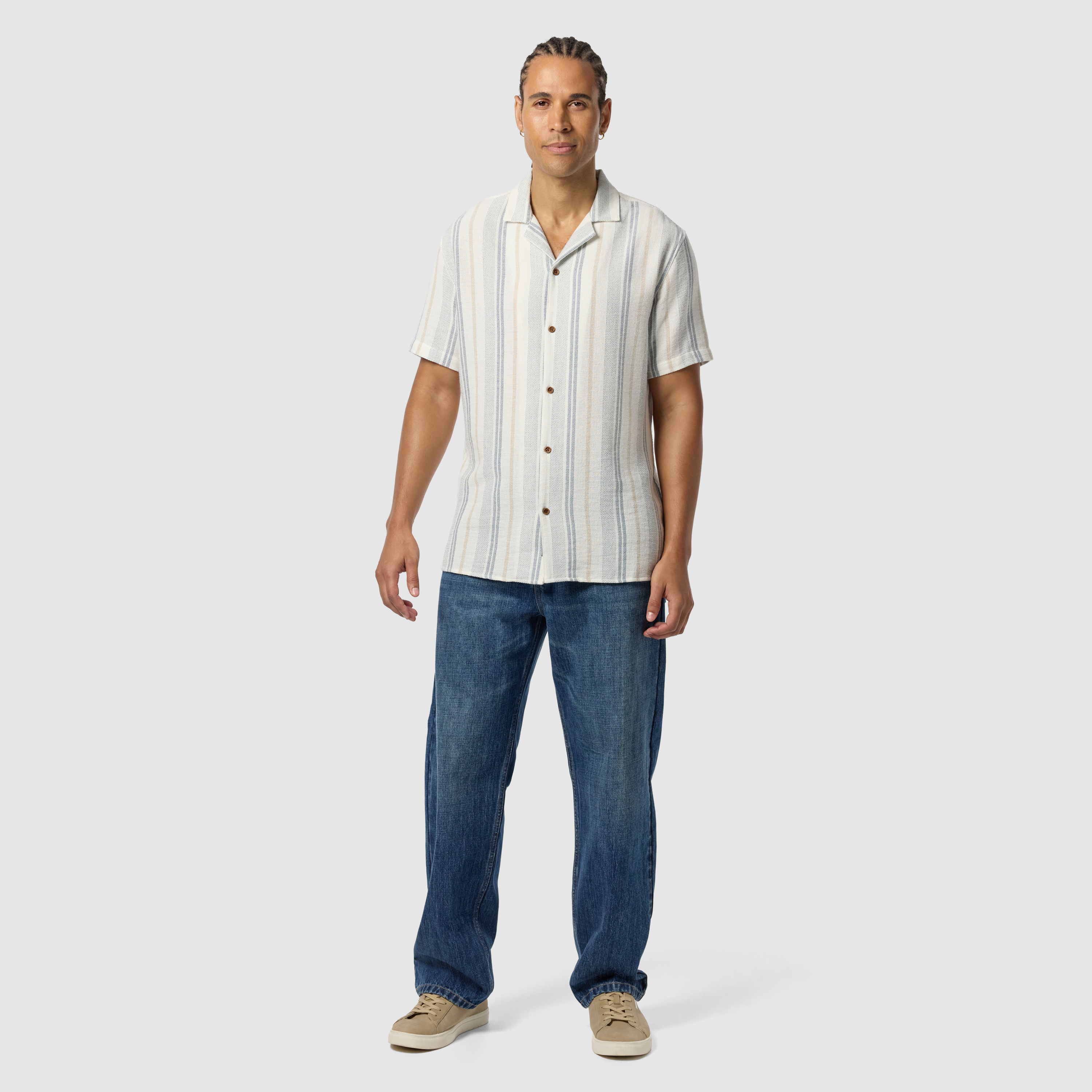 Blue Ryde Stripe Short Sleeve Shirt