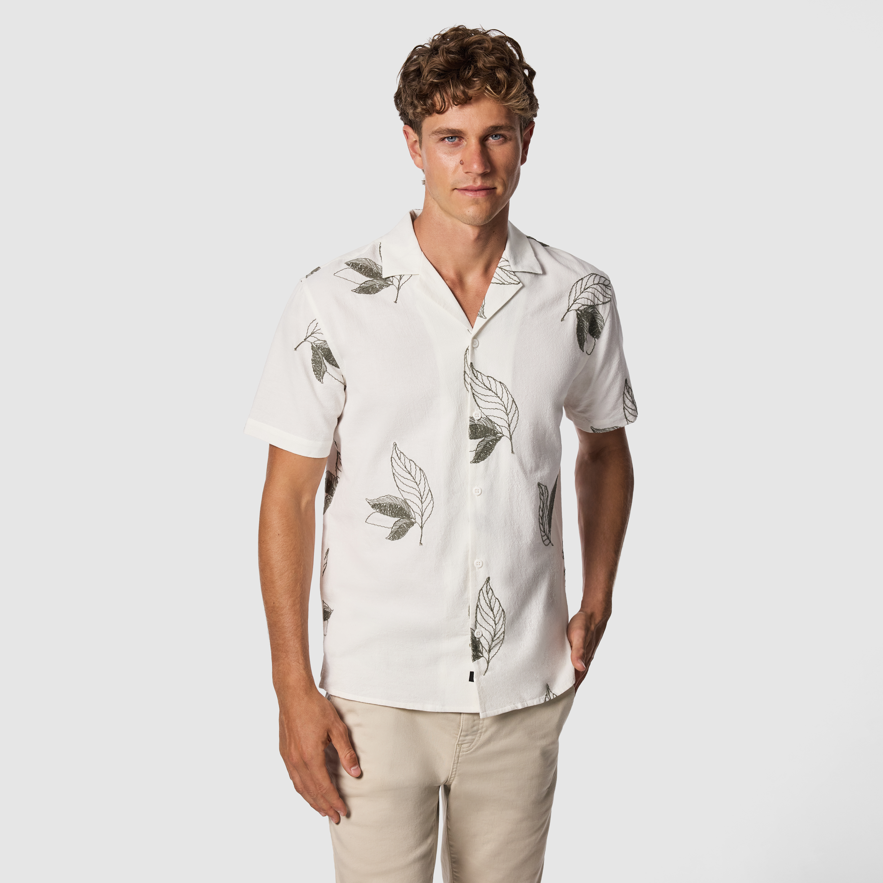 Blake Embroidered Short Sleeve Shirt