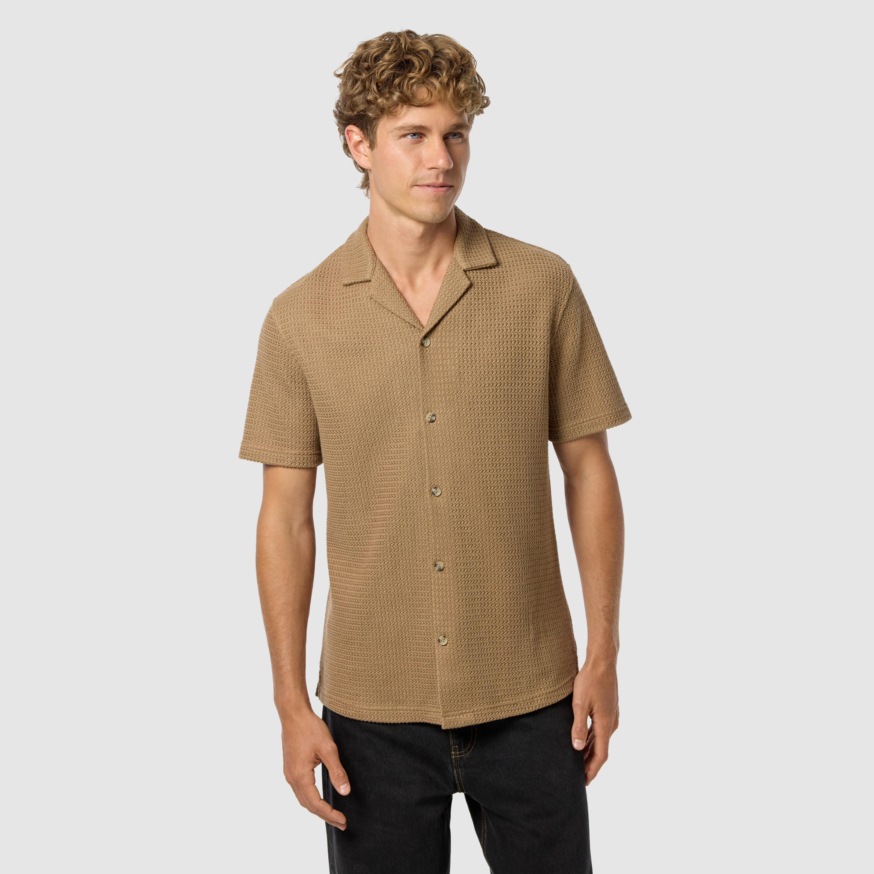 Punt Textured Short Sleeve Shirt