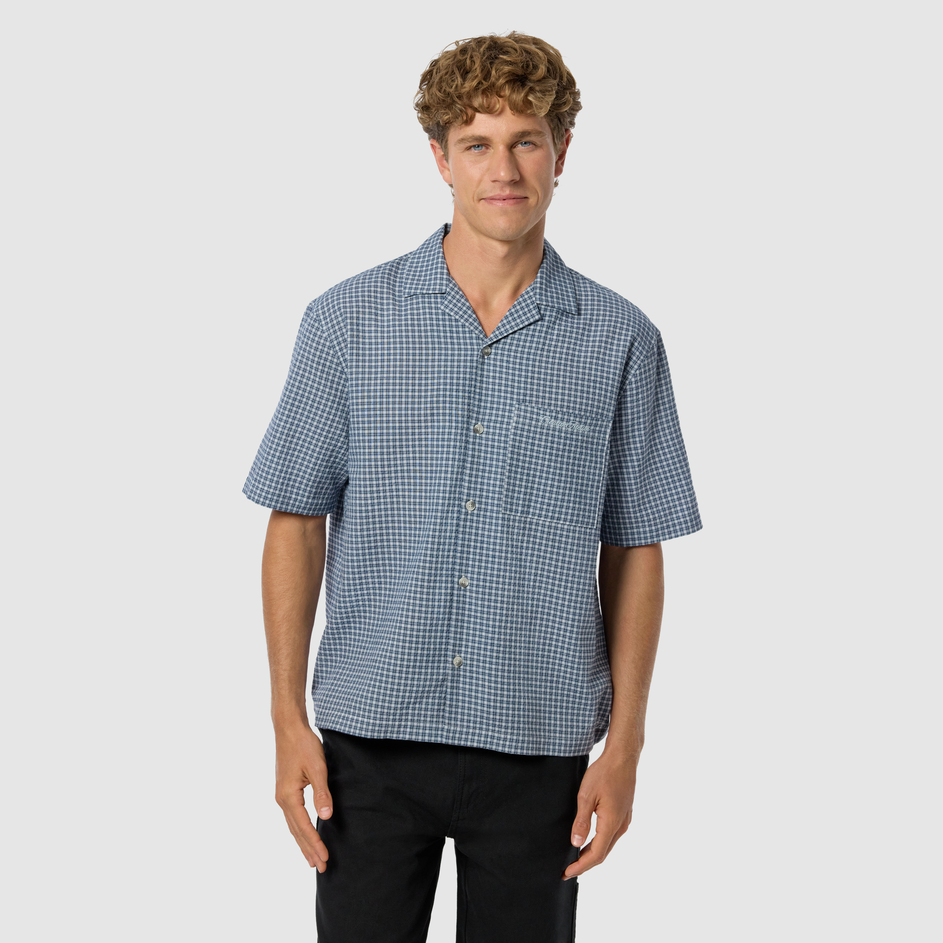 Prince Check Boxy Short Sleeve Shirt