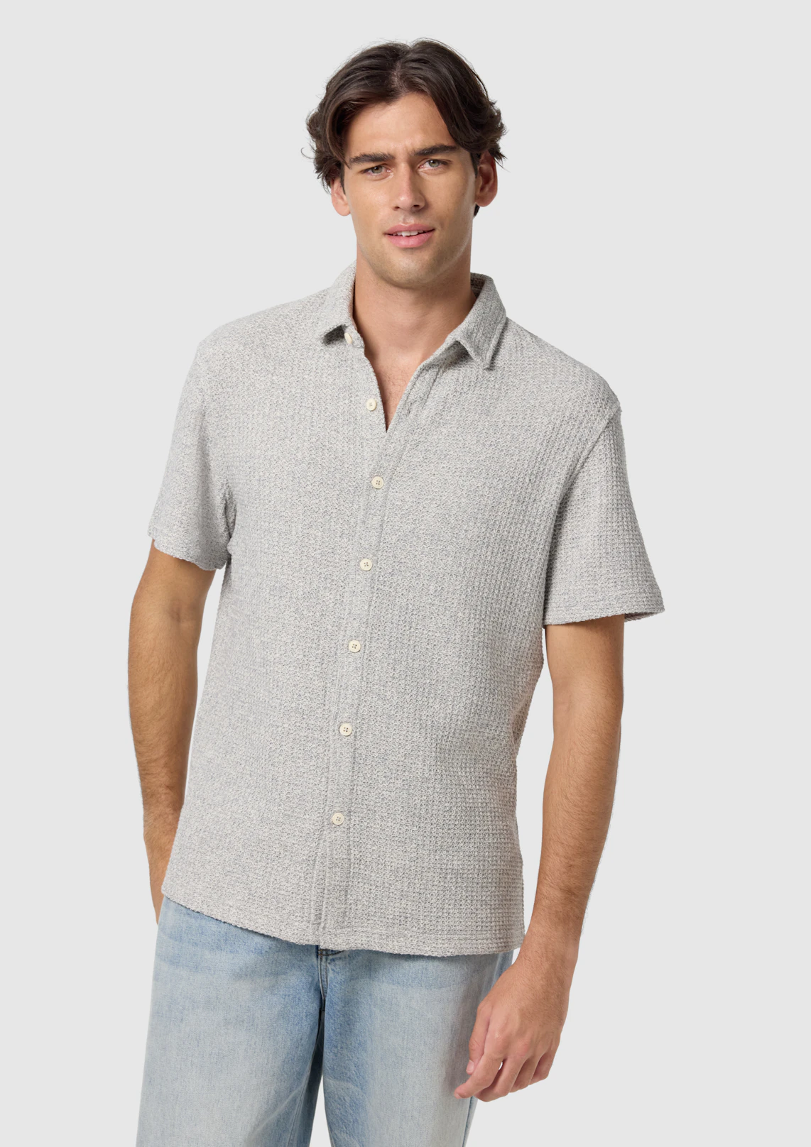 Flinders Textured Sleeve Shirt