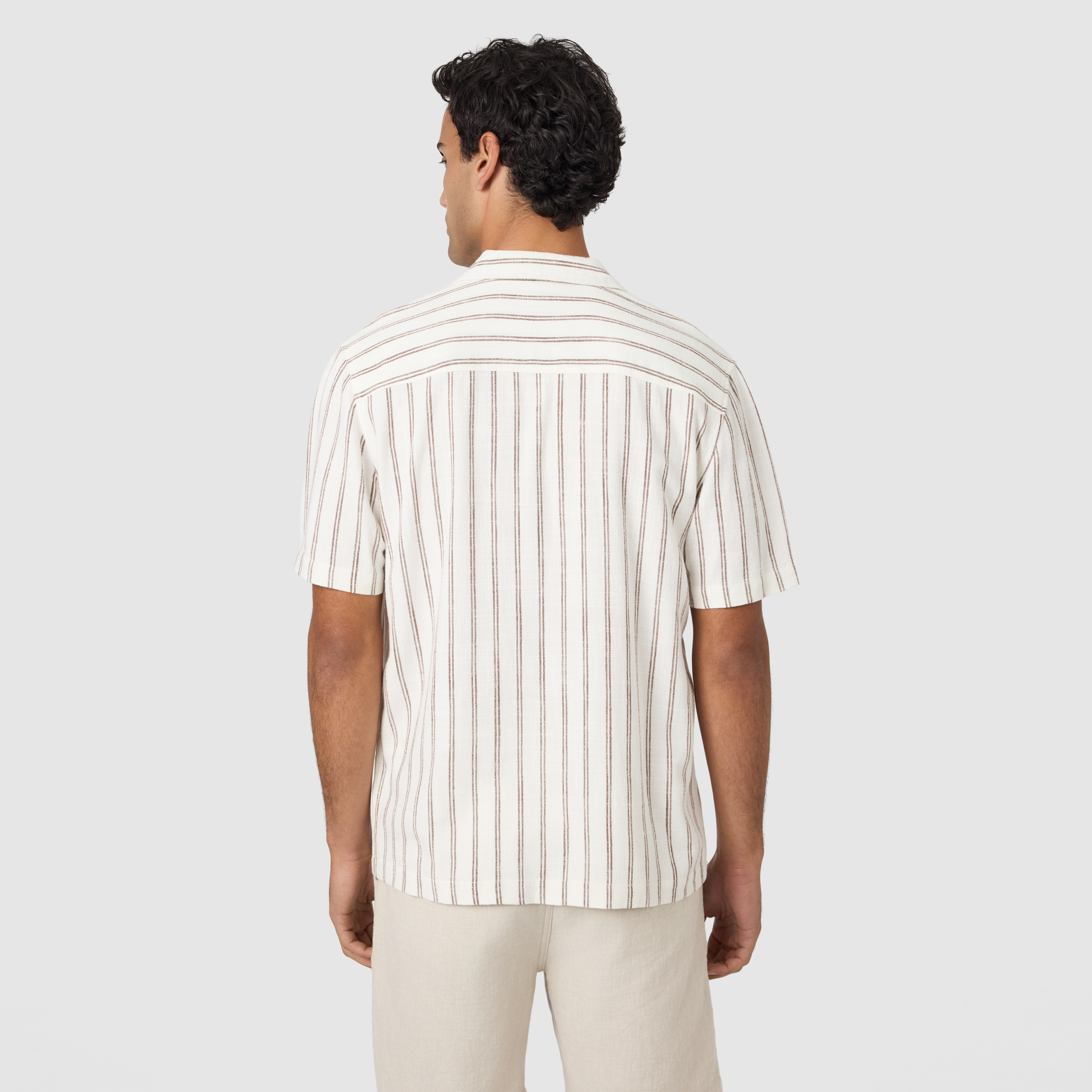Off White Mackville Stripe Short Sleeve Shirt