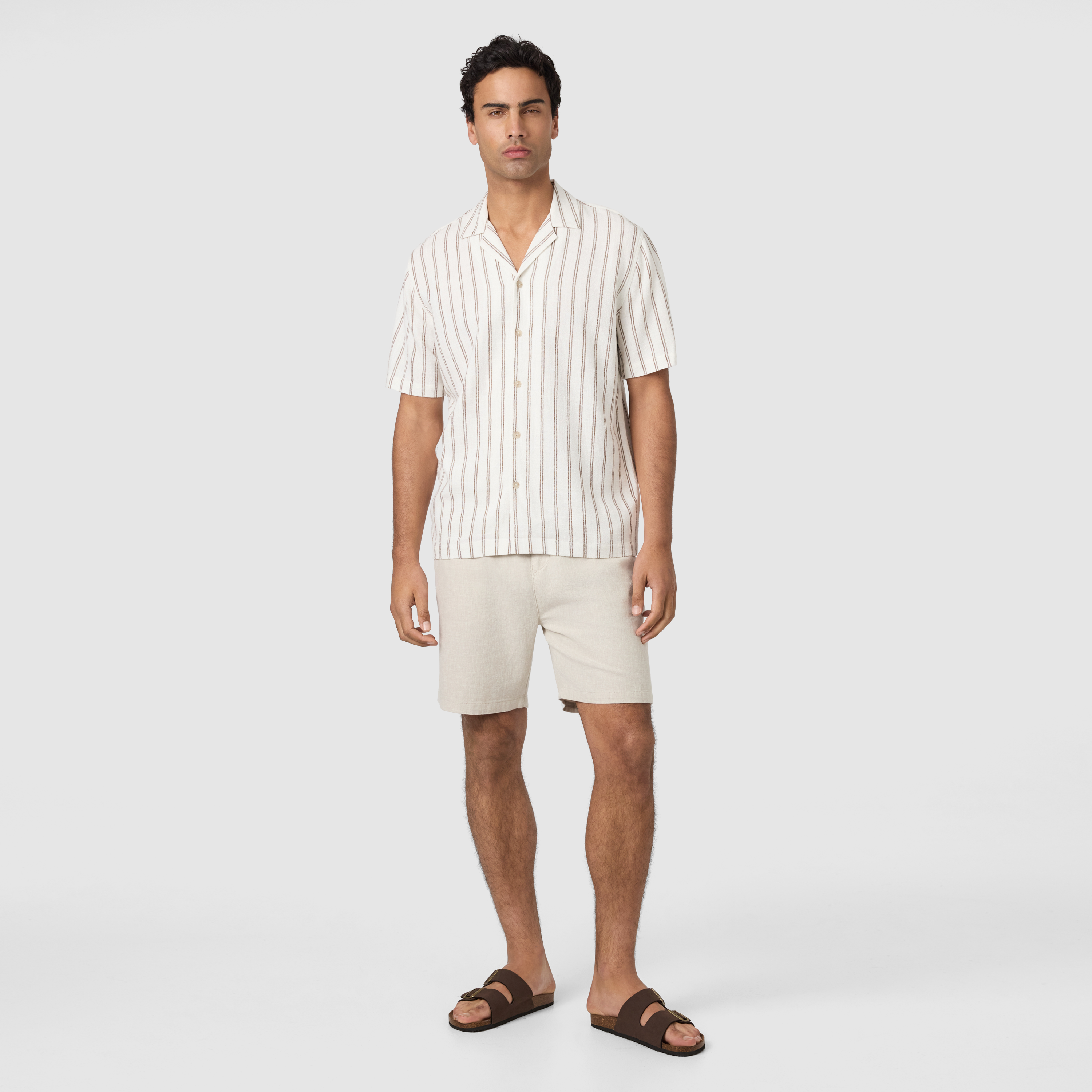 Off White Mackville Stripe Short Sleeve Shirt