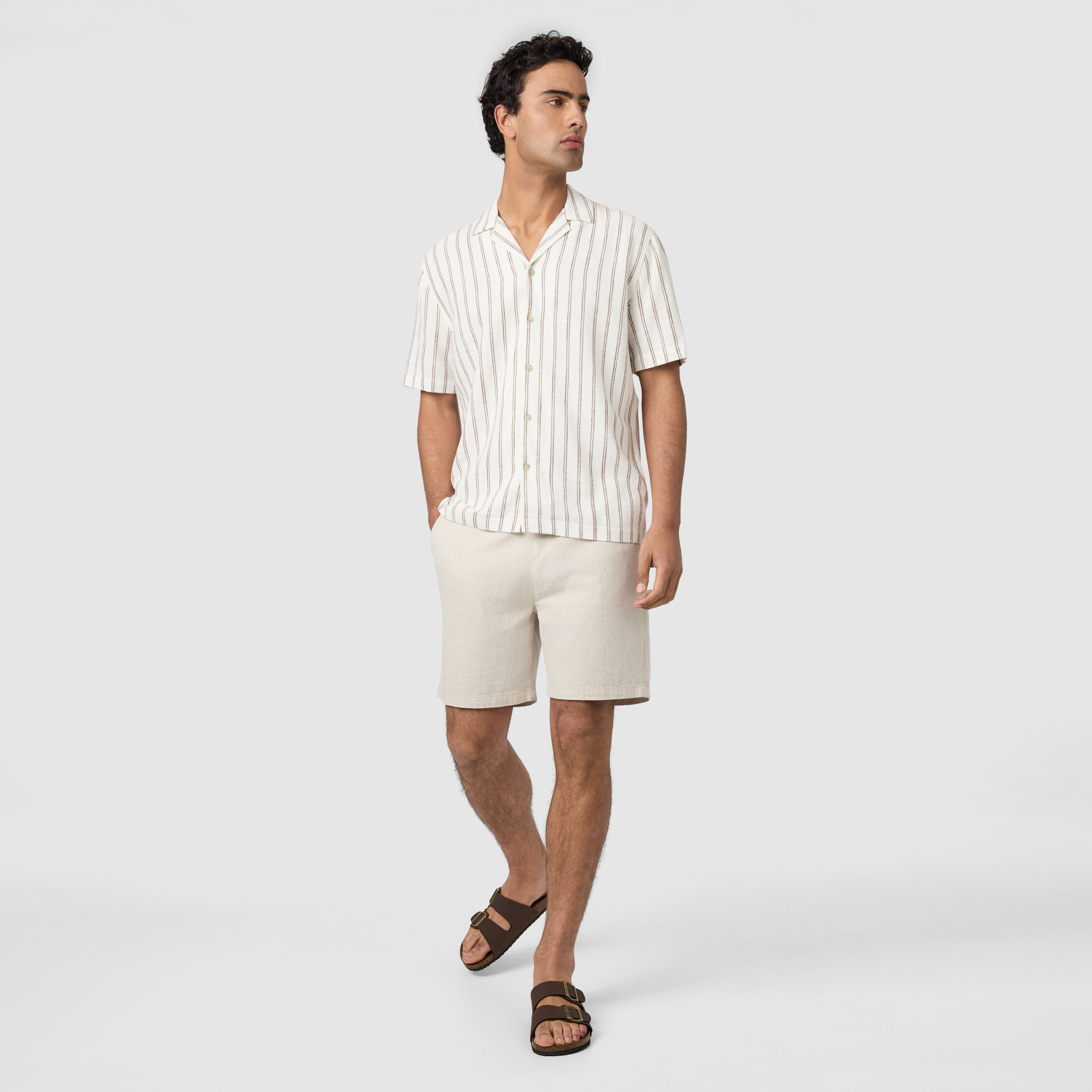 Off White Mackville Stripe Short Sleeve Shirt