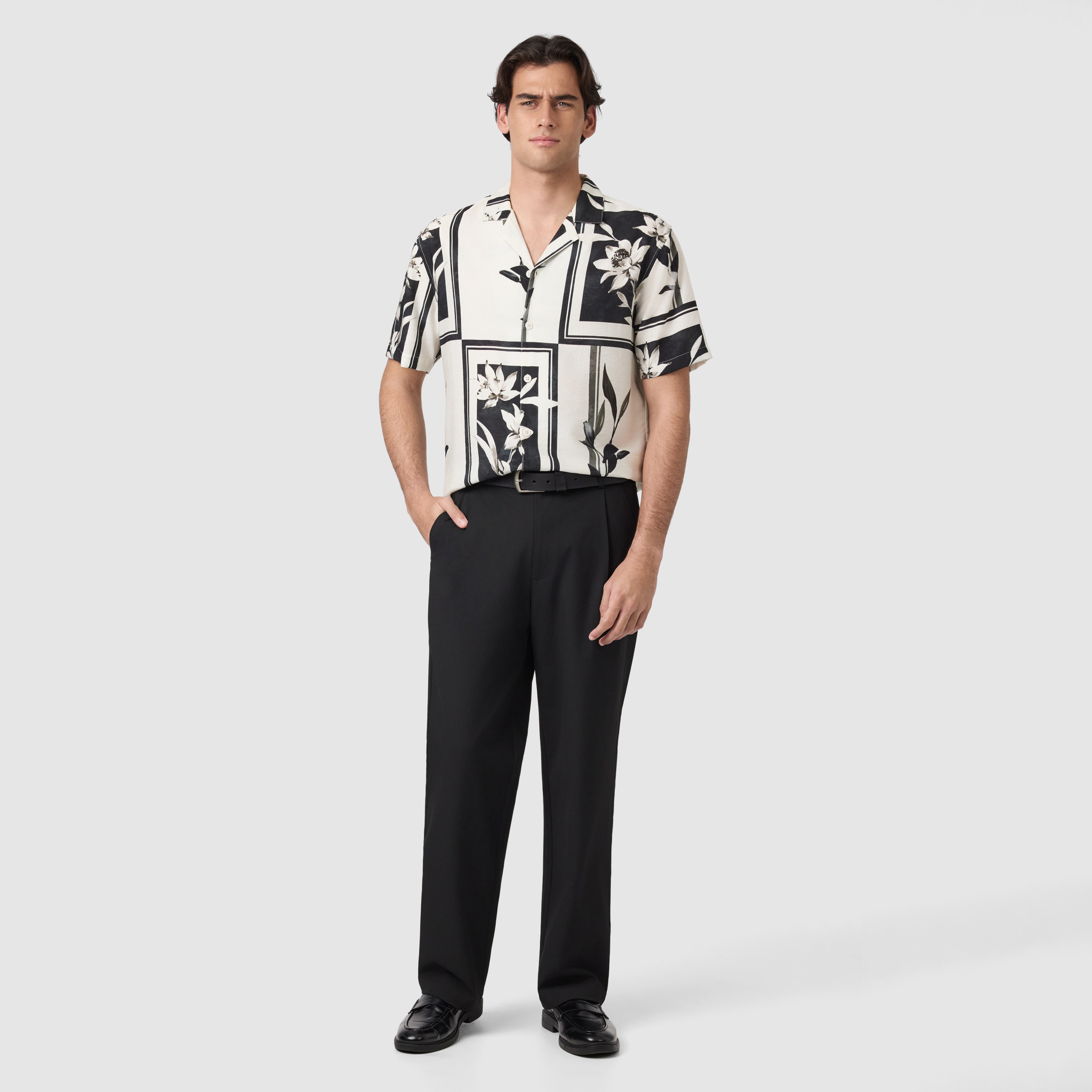 Off White Medlow Printed Short Sleeve Shirt