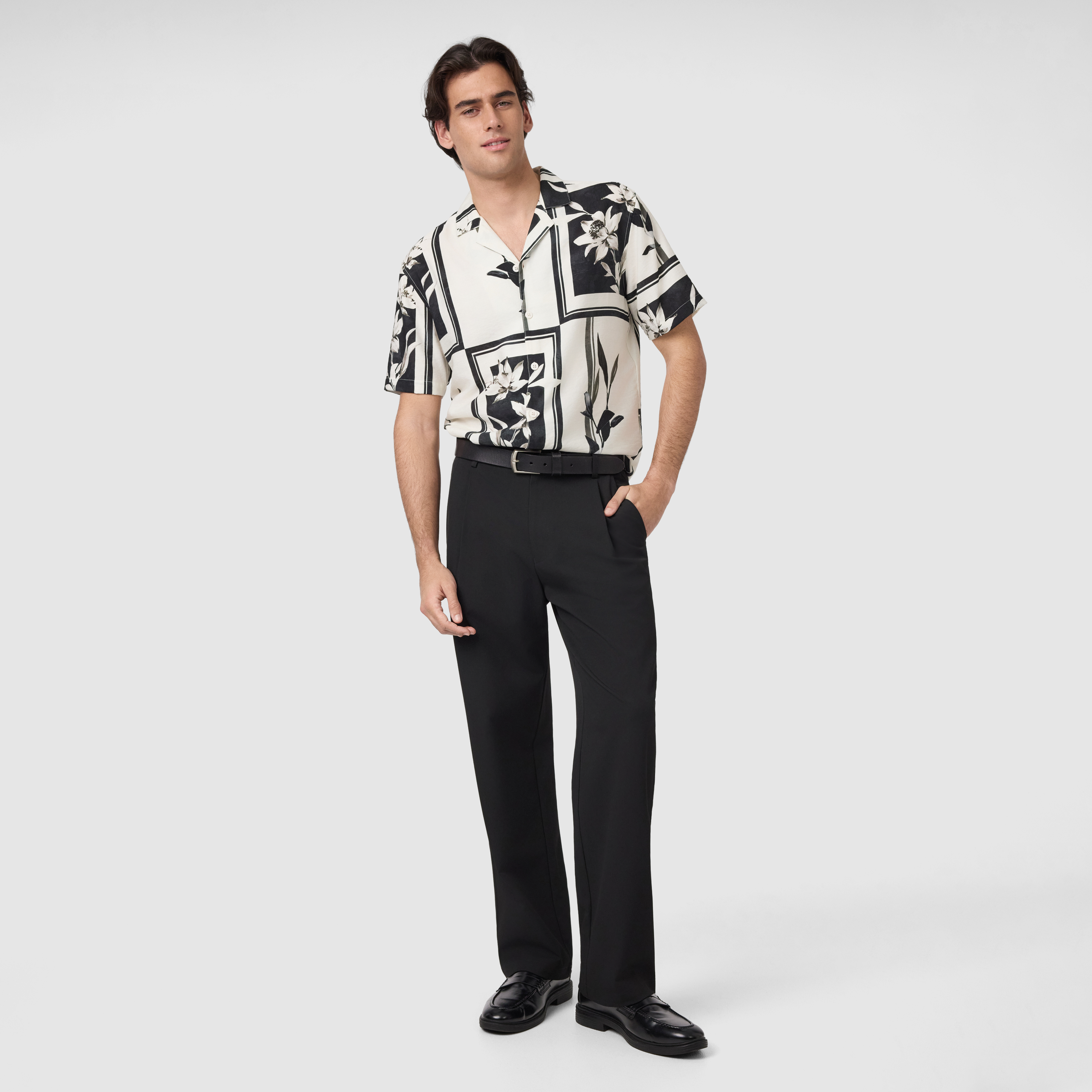 Off White Medlow Printed Short Sleeve Shirt