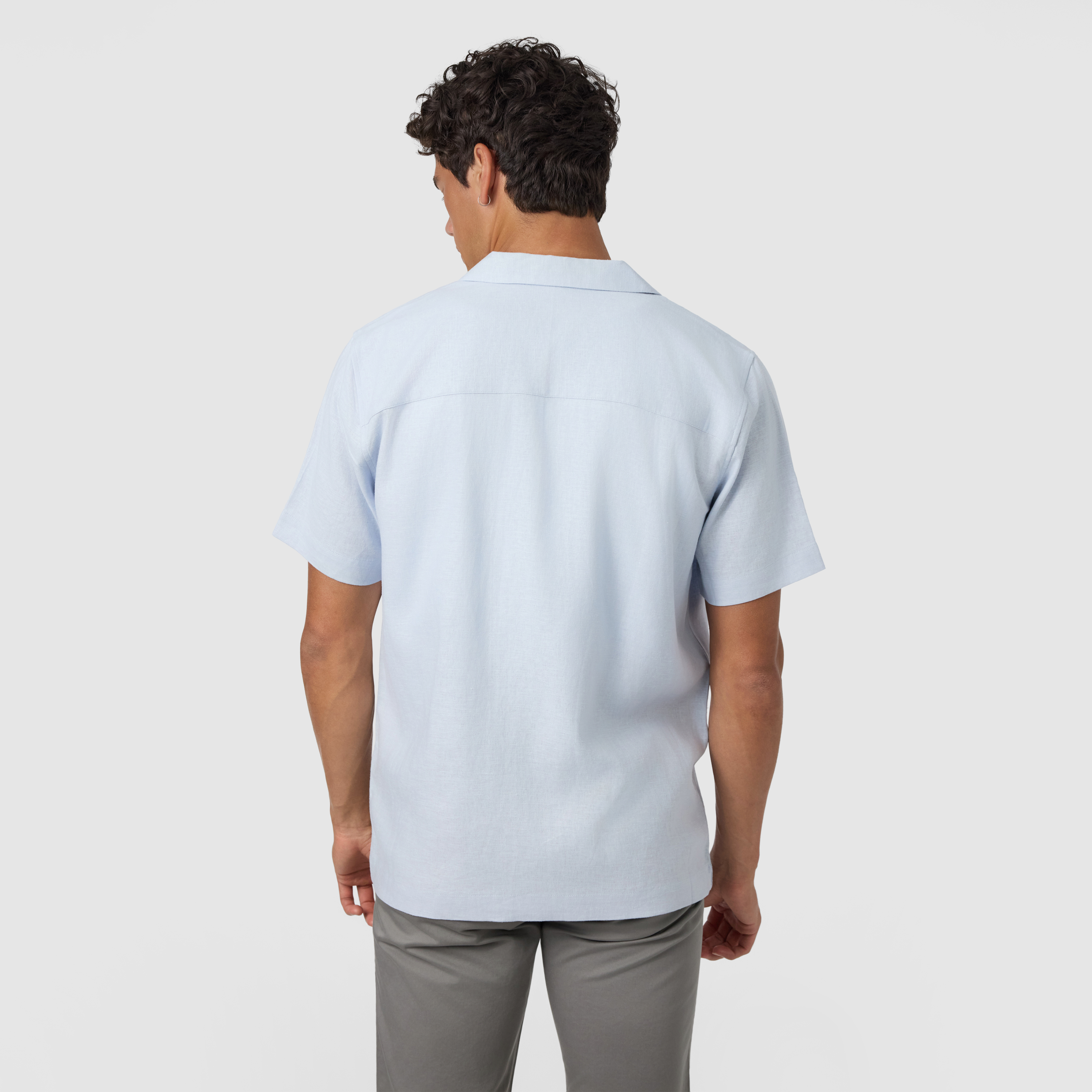 Harbour Linen Blend Short Sleeve Shirt