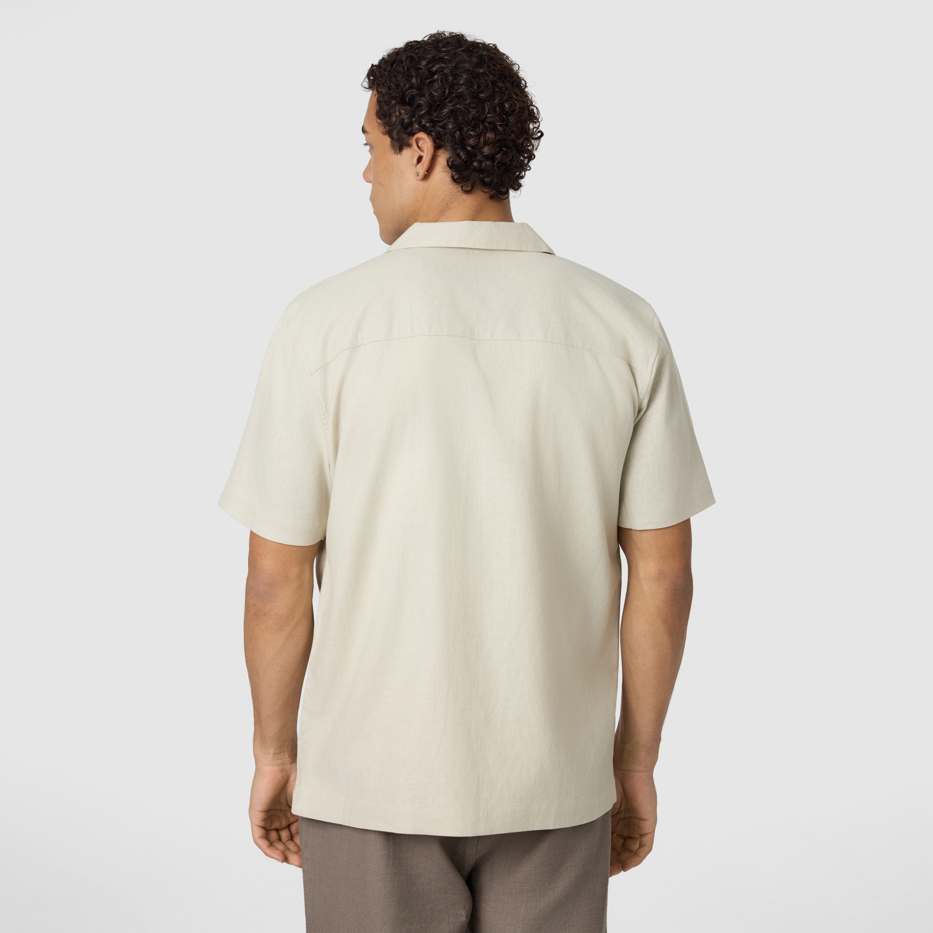 Sand Harbour Linen Blend Short Sleeve Shirt