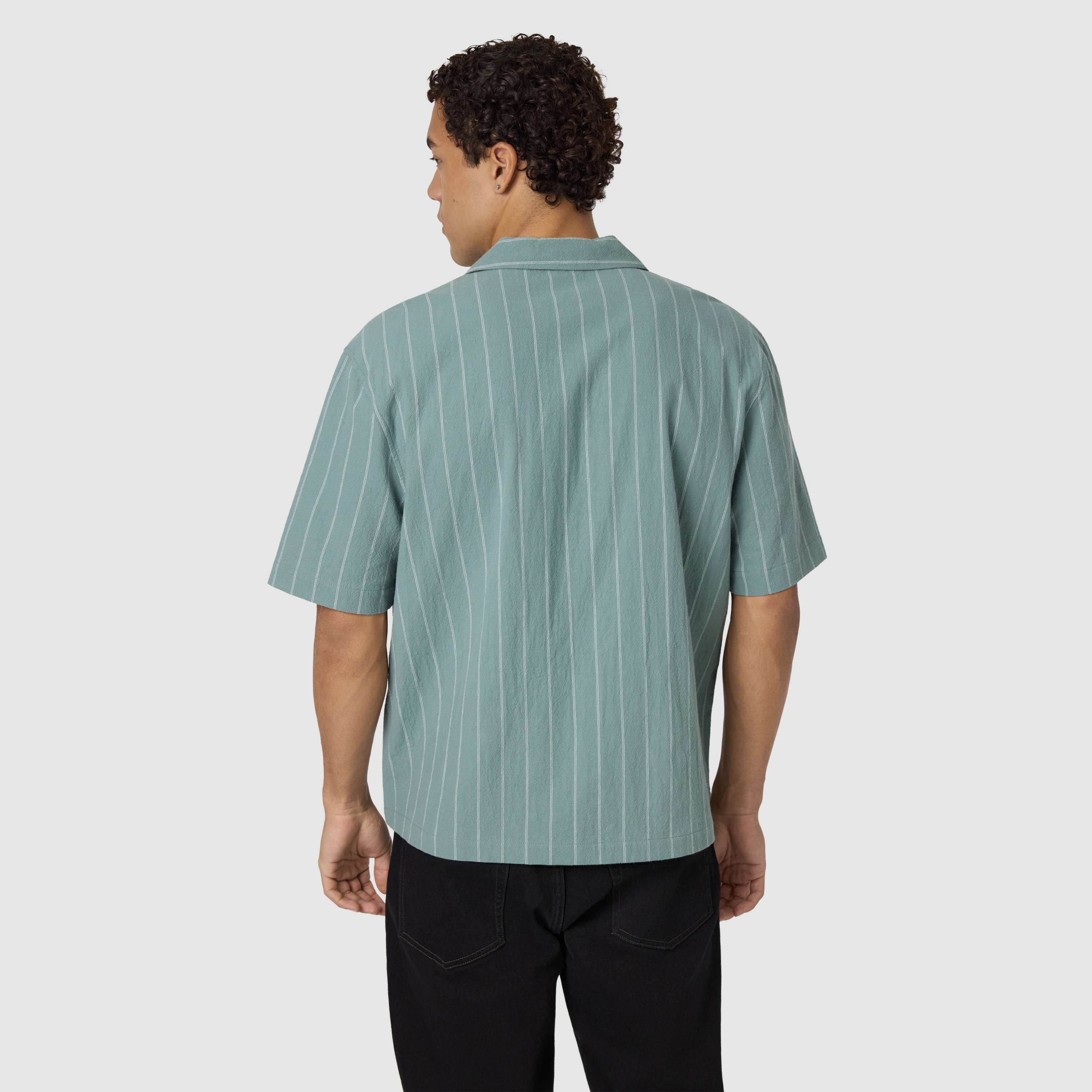 Form Stripe Boxy Fit Short Sleeve Shirt
