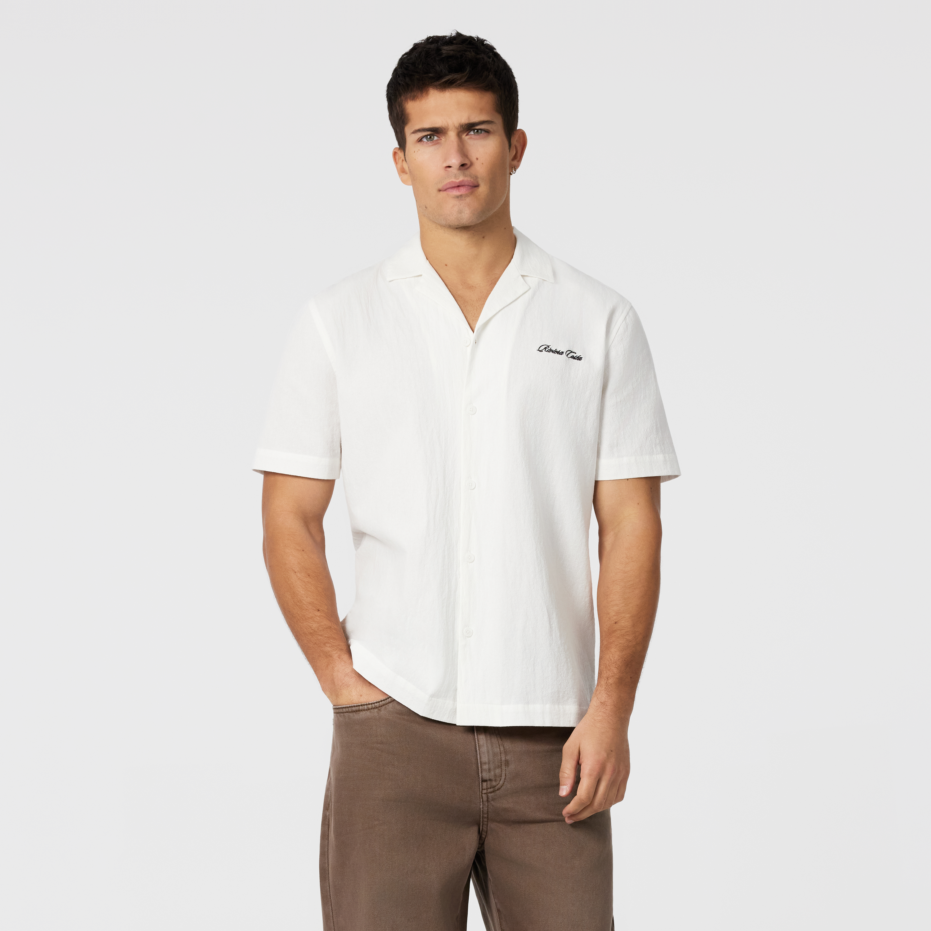 Riviera Printed Short Sleeve Shirt