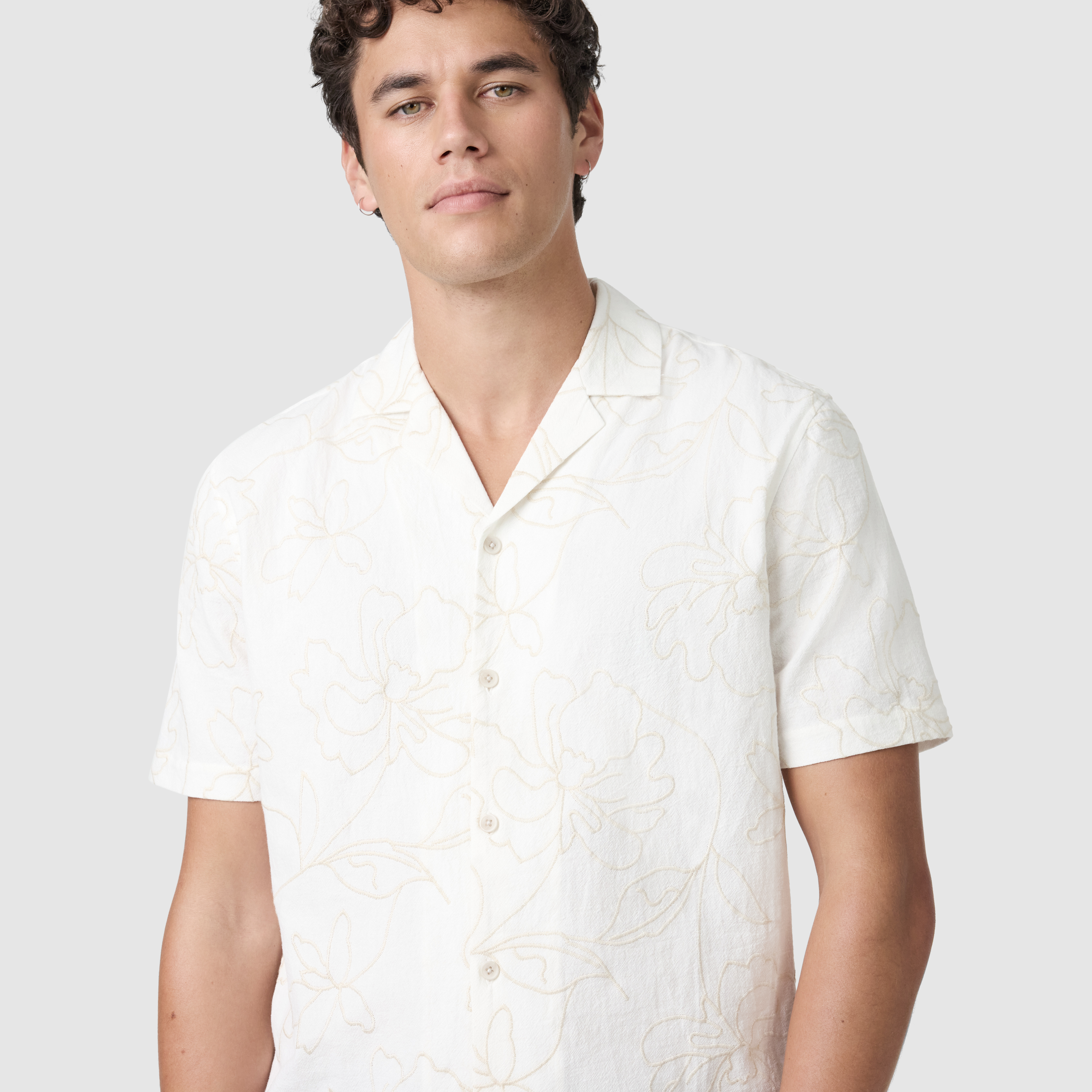 Mercer Embroidered Short Sleeve Shirt