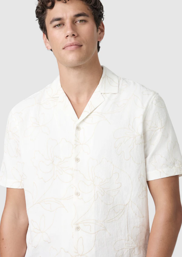 Mercer Embroidered Short Sleeve Shirt