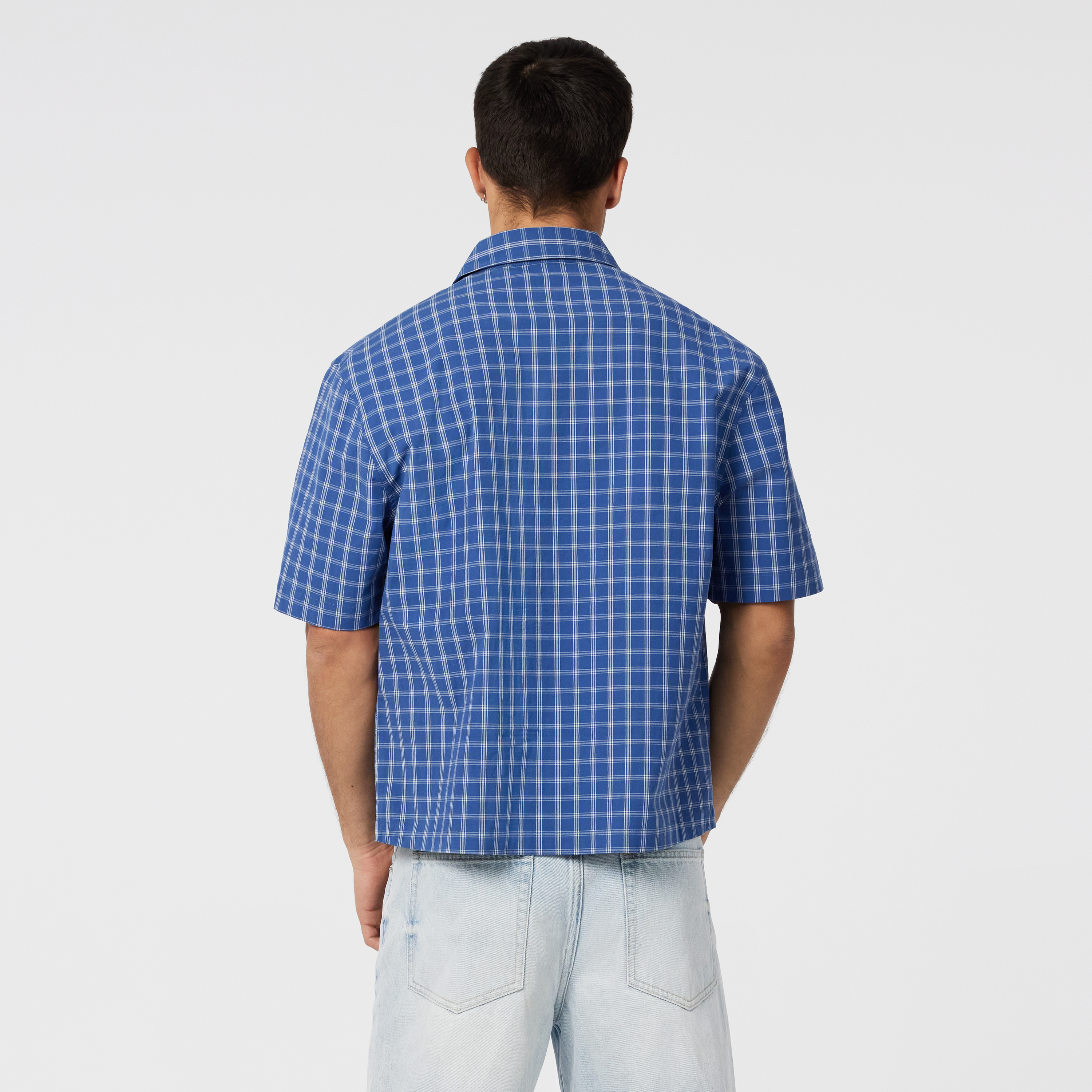 Stride Check Boxy Fit Short Sleeve Shirt