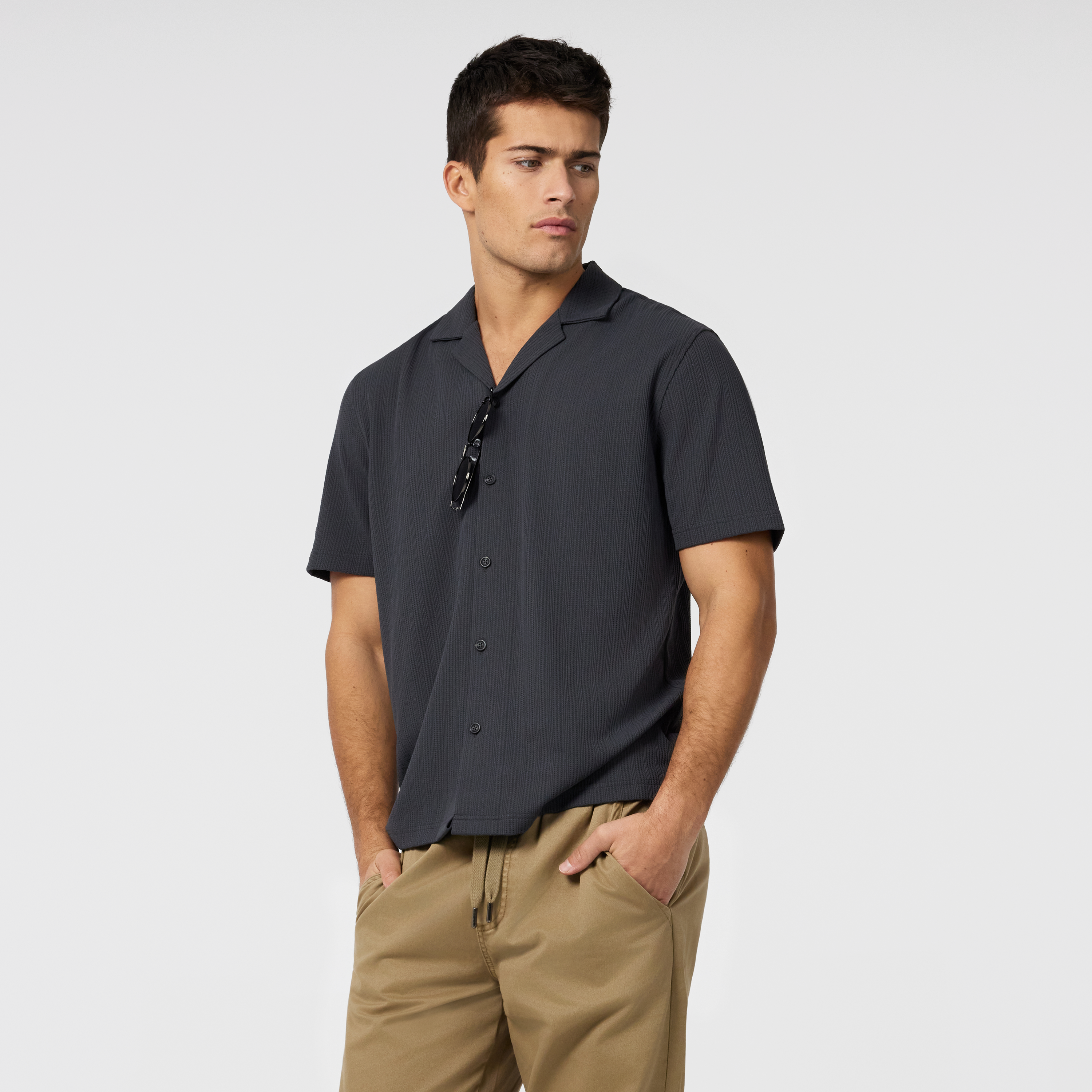 Adler Textured Short Sleeve Shirt