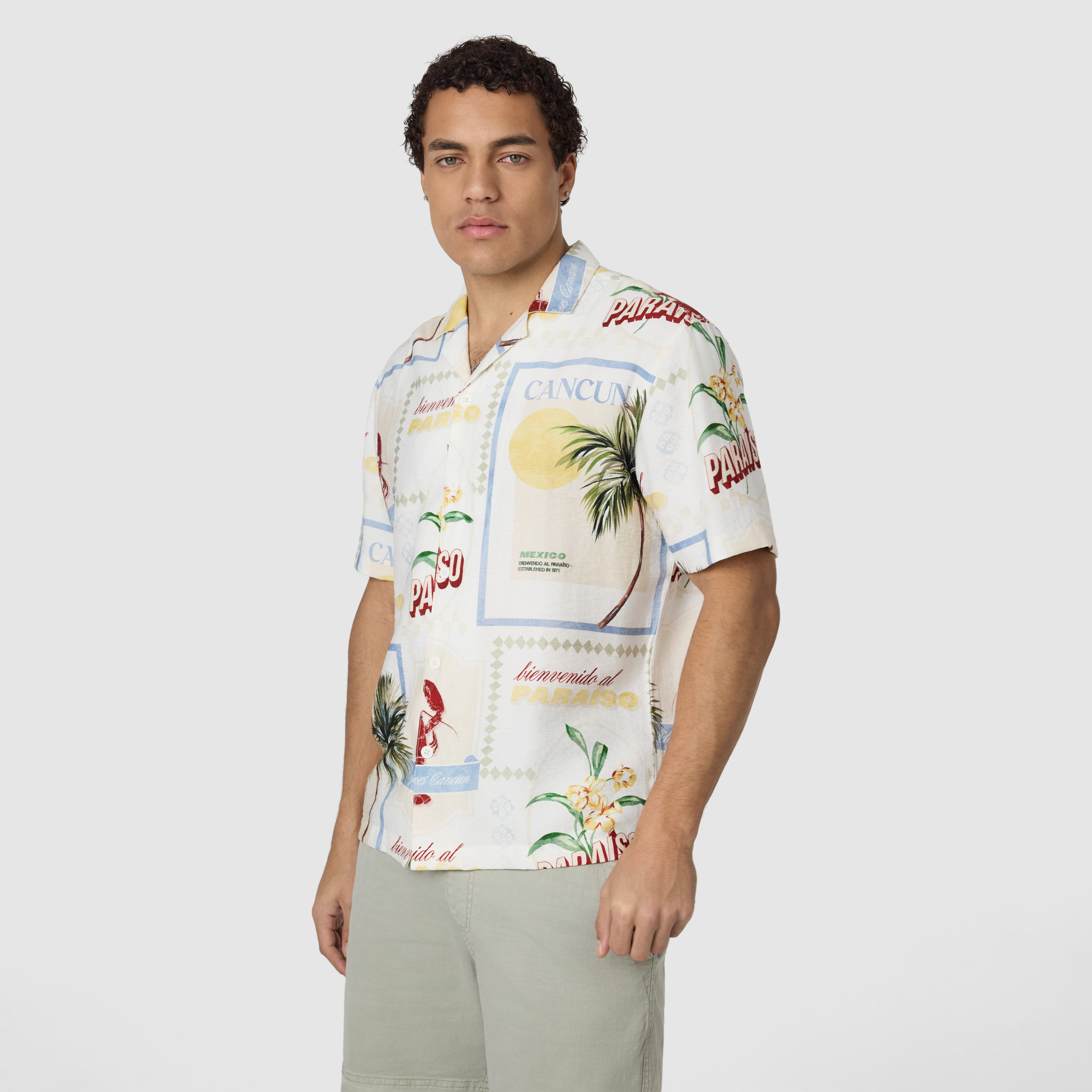 Off White Kessler Print Short Sleeve Shirt