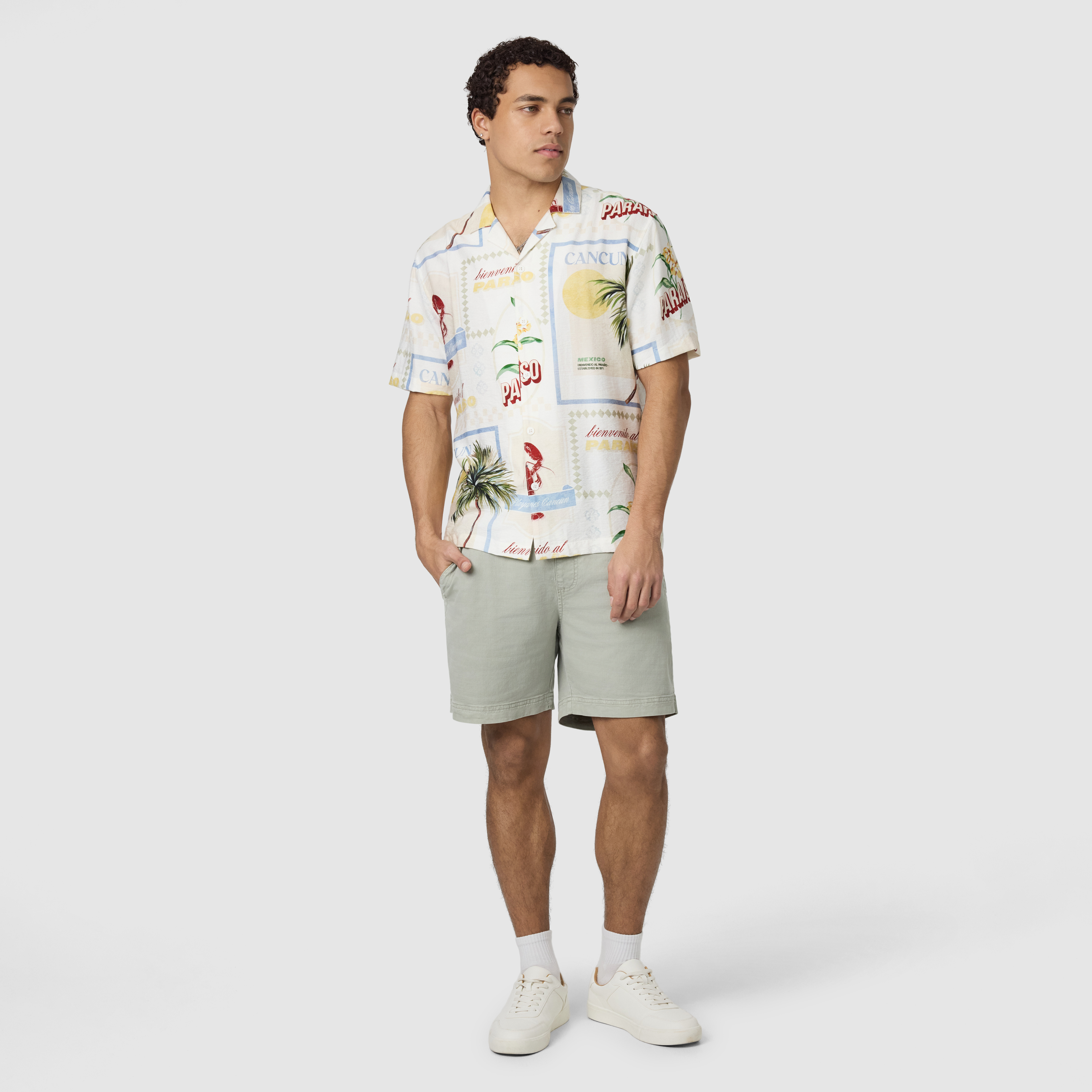 Off White Kessler Print Short Sleeve Shirt