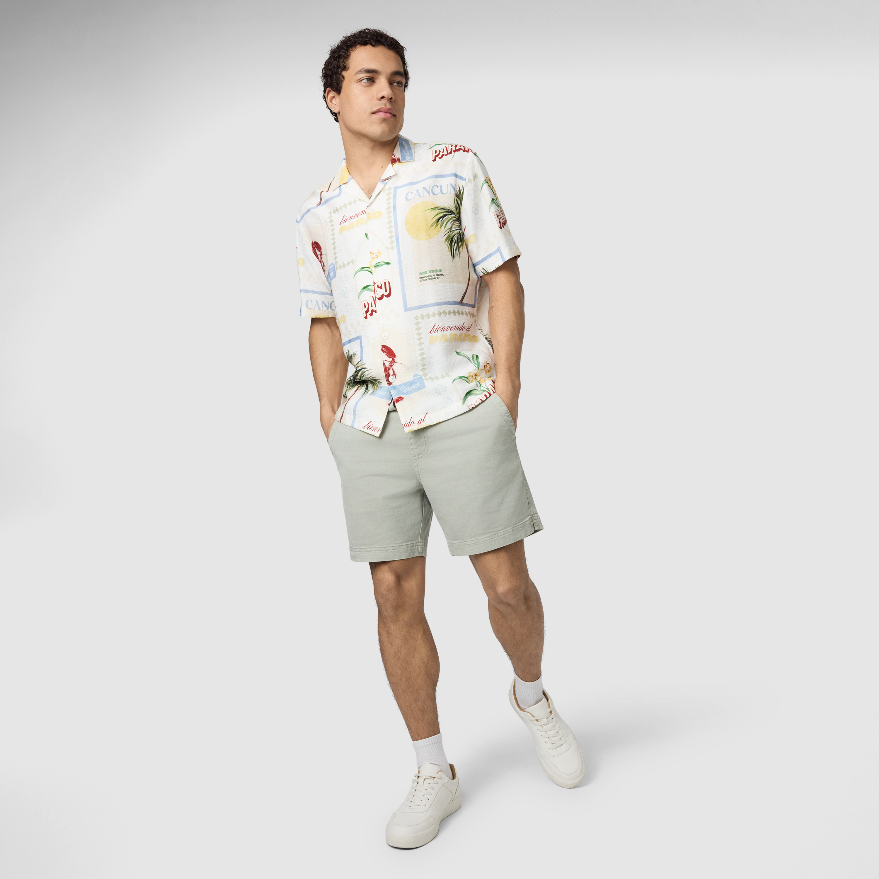 Off White Kessler Print Short Sleeve Shirt