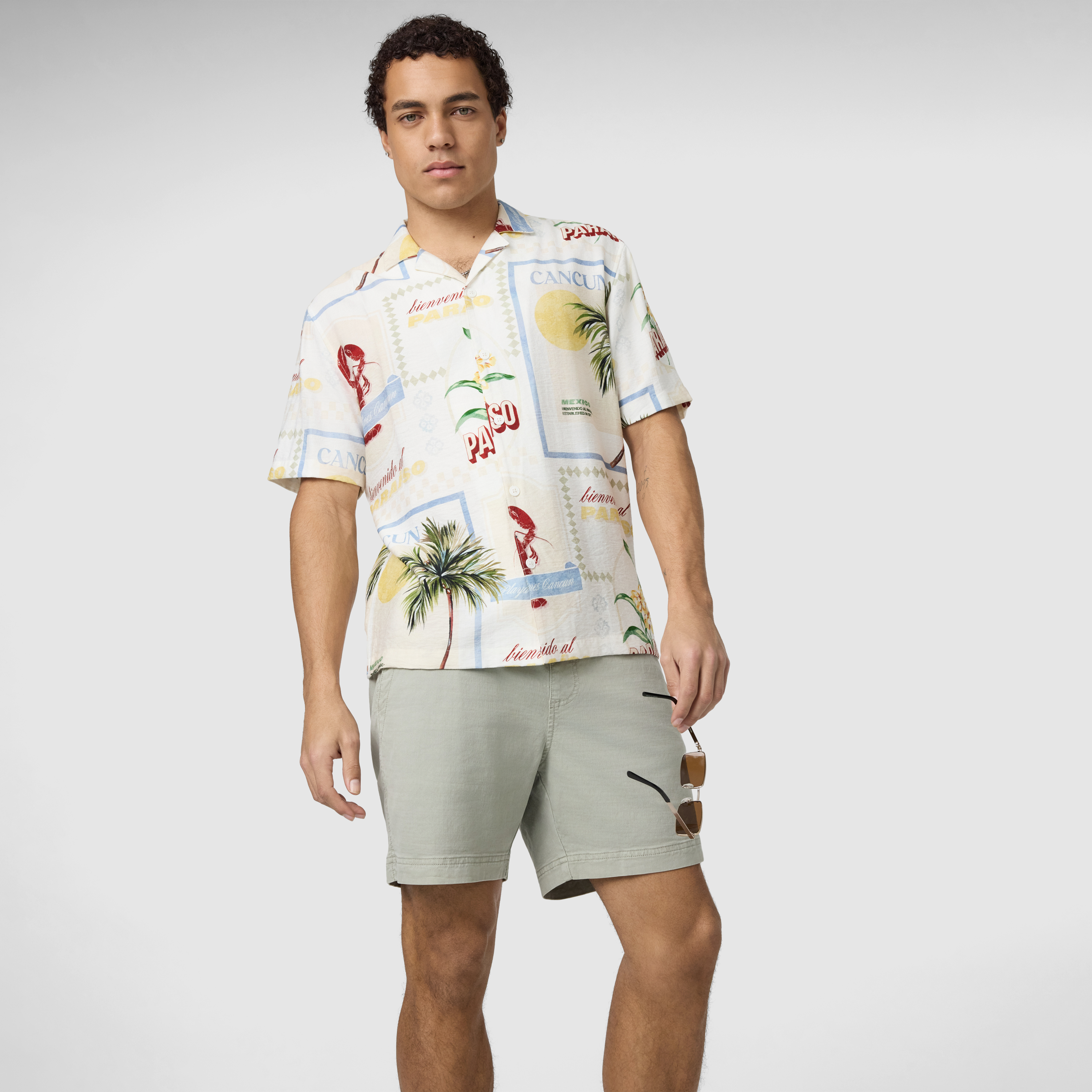 Off White Kessler Print Short Sleeve Shirt