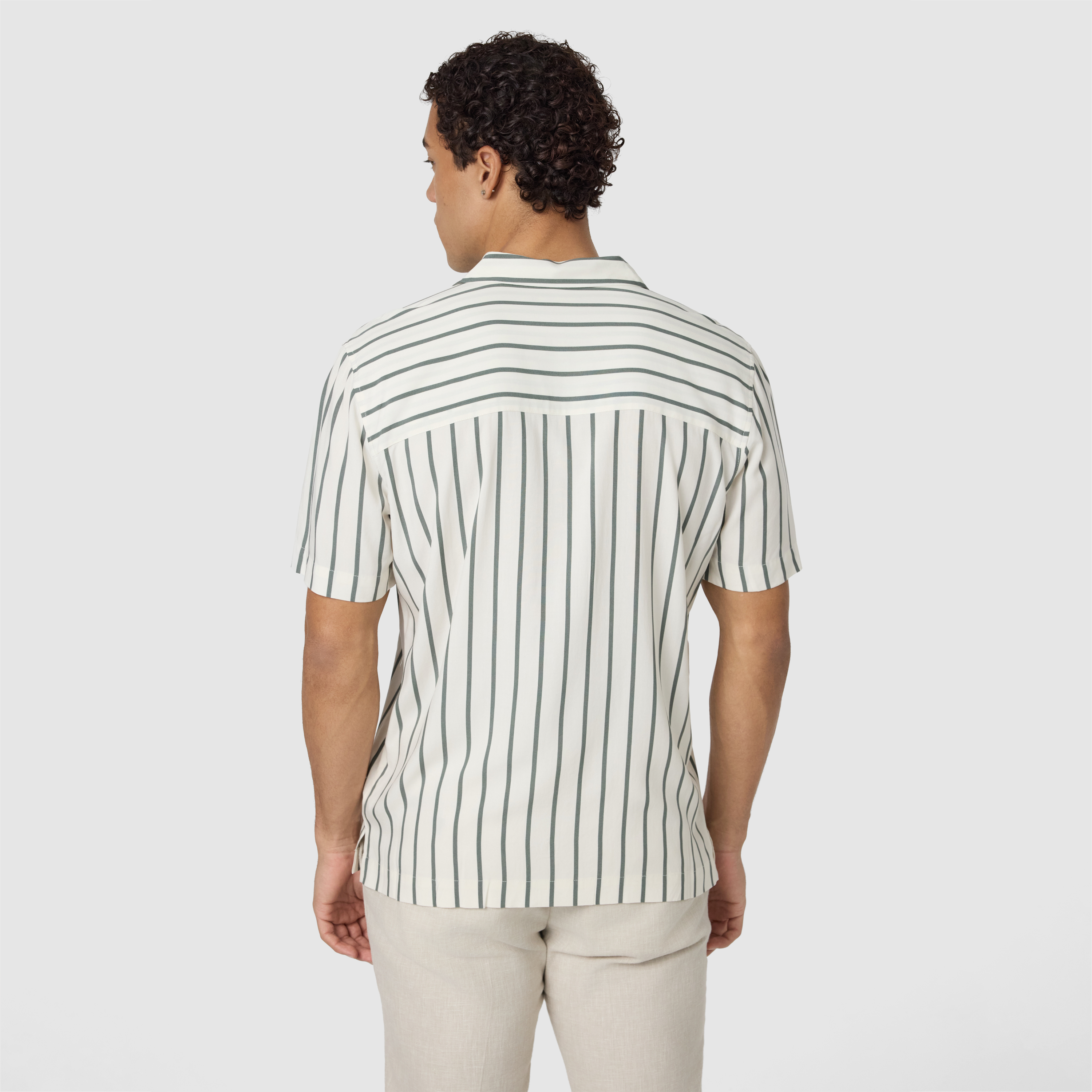 Off White Dom Stripe Short Sleeve Shirt