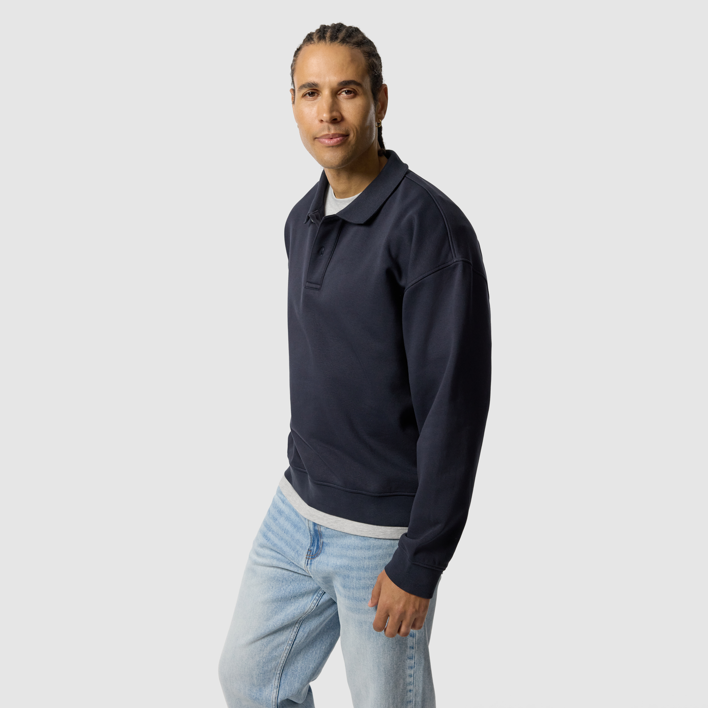 Vincent Relaxed Polo Sweat