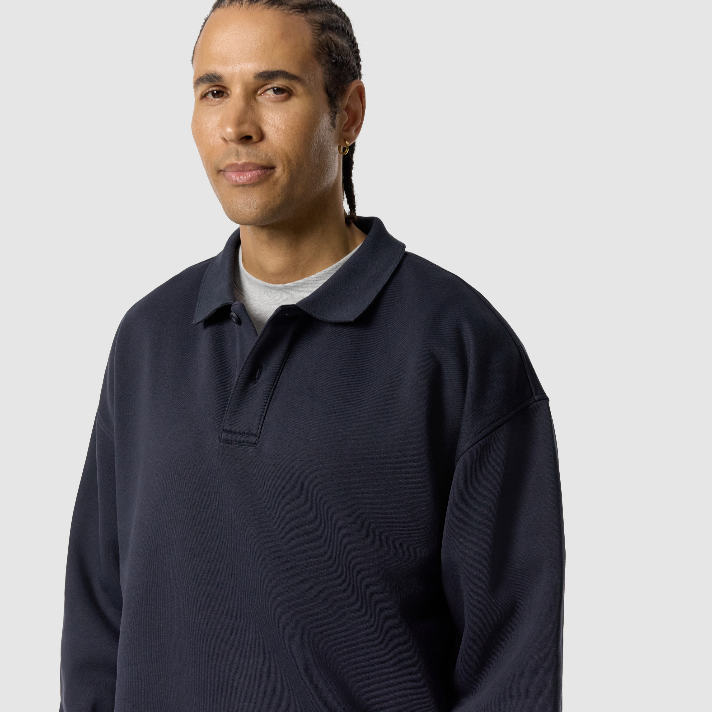 Vincent Relaxed Polo Sweat