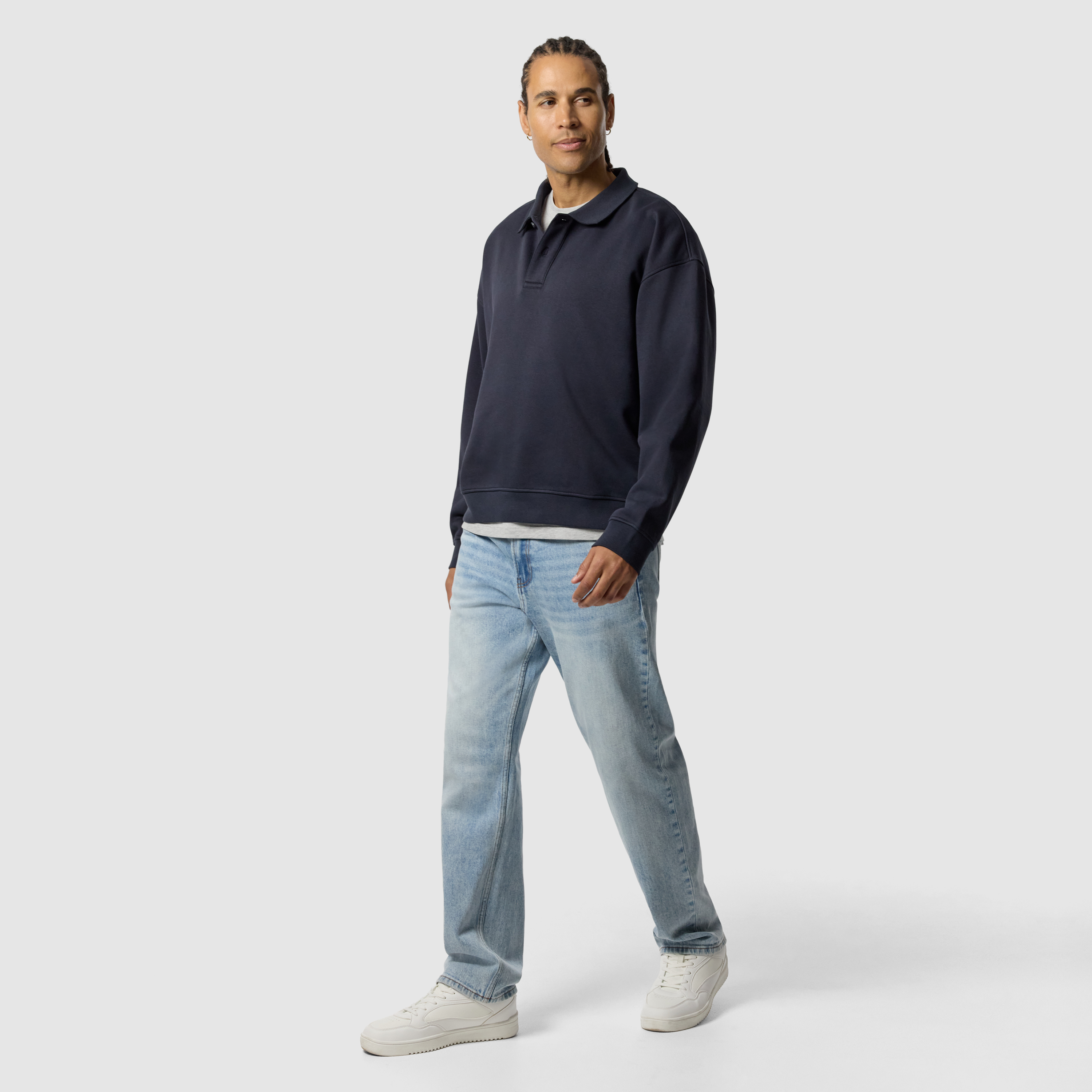 Vincent Relaxed Polo Sweat